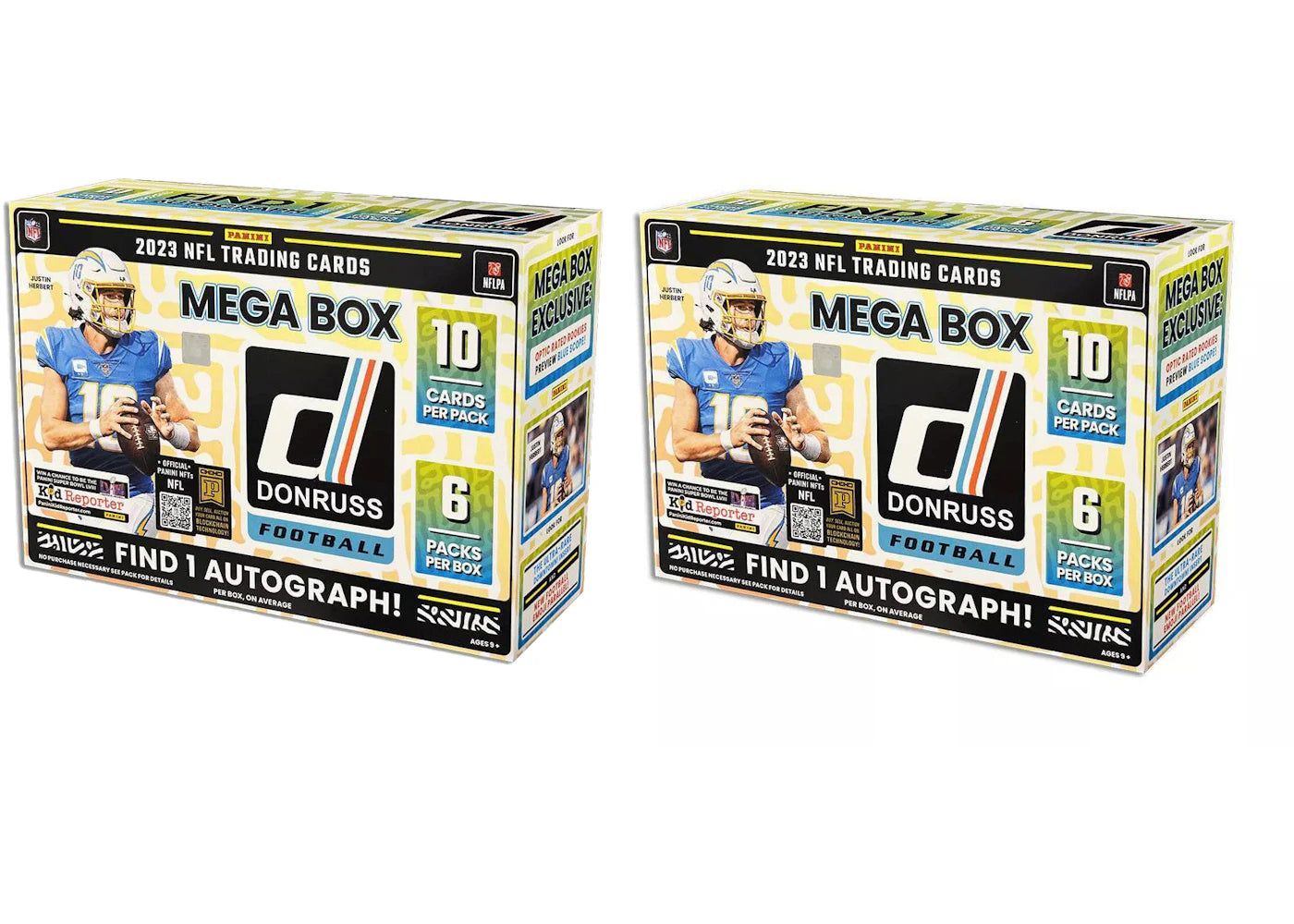 2023 Panini Donruss Football Mega Box (Blue Scope) 2x Lot