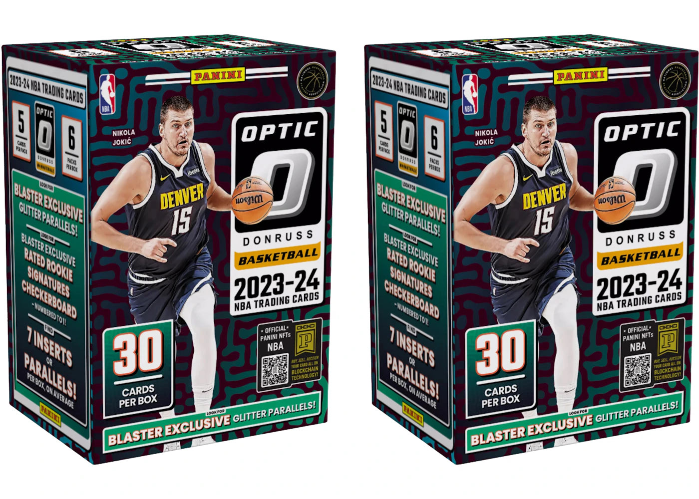2023 Panini Donruss Optic Basketball Blaster Box (Glitter Parallels) 2x Lot