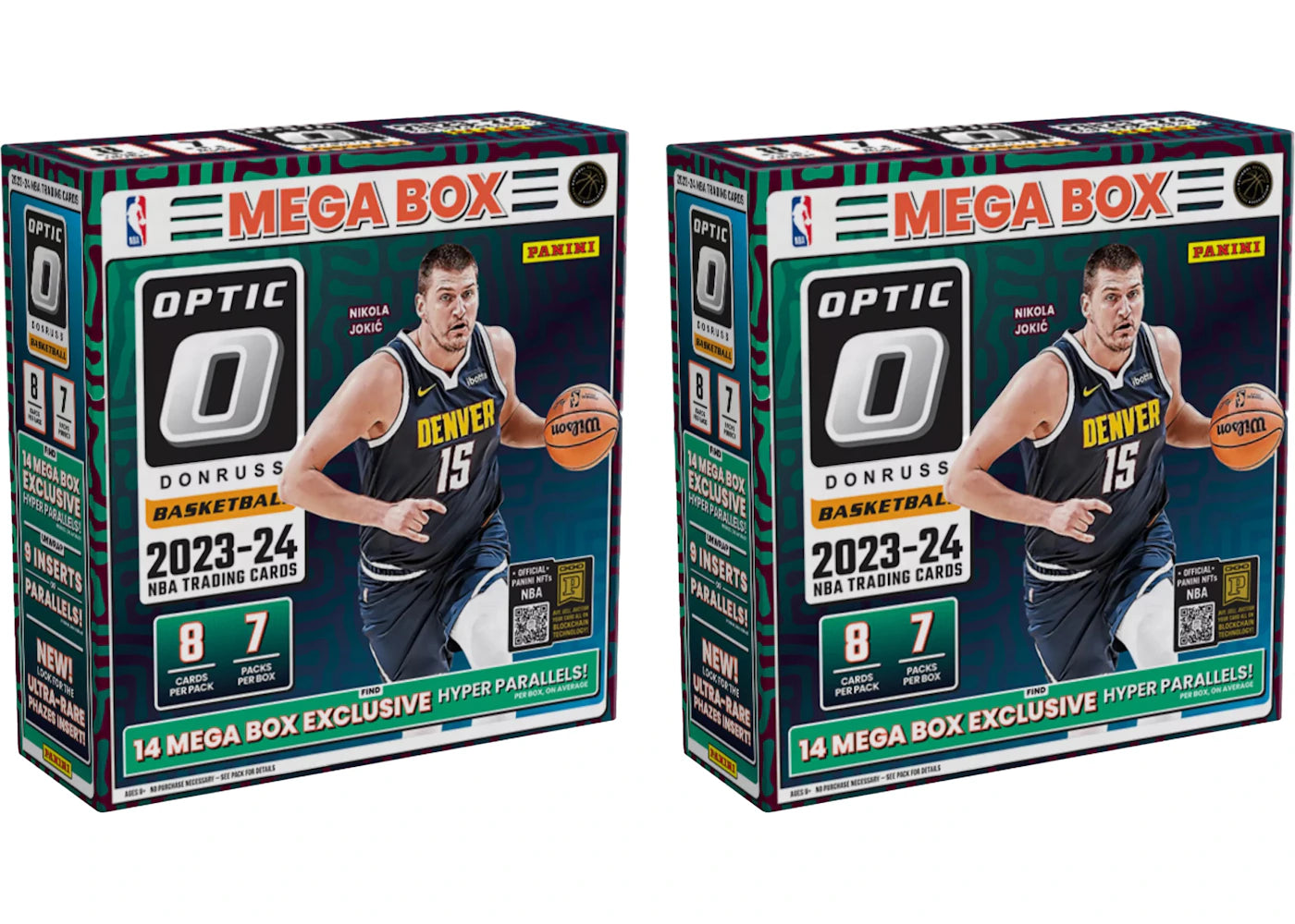 2023 Panini Donruss Optic Basketball Mega Box (Hyper Parallels) 2x Lot