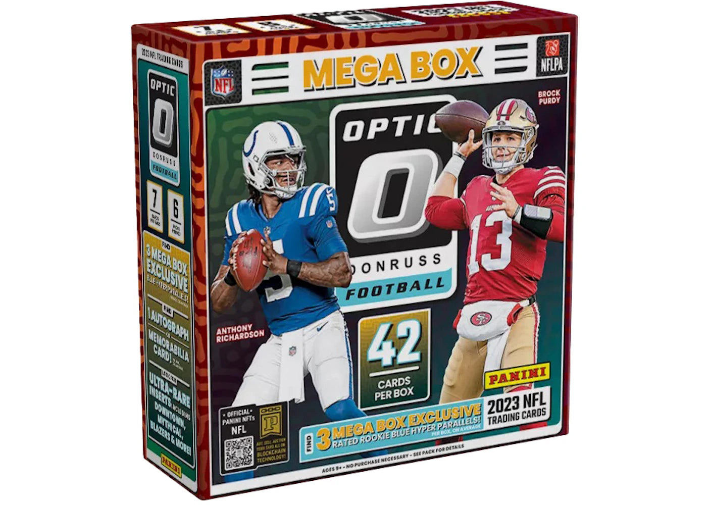 2023 Panini Donruss Optic Football Mega Box (Blue Hyper Parallels)