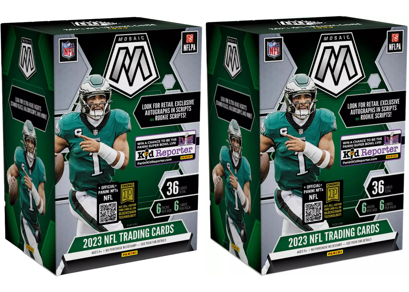 2023 Panini Mosaic Football Blaster Box 2x Lot