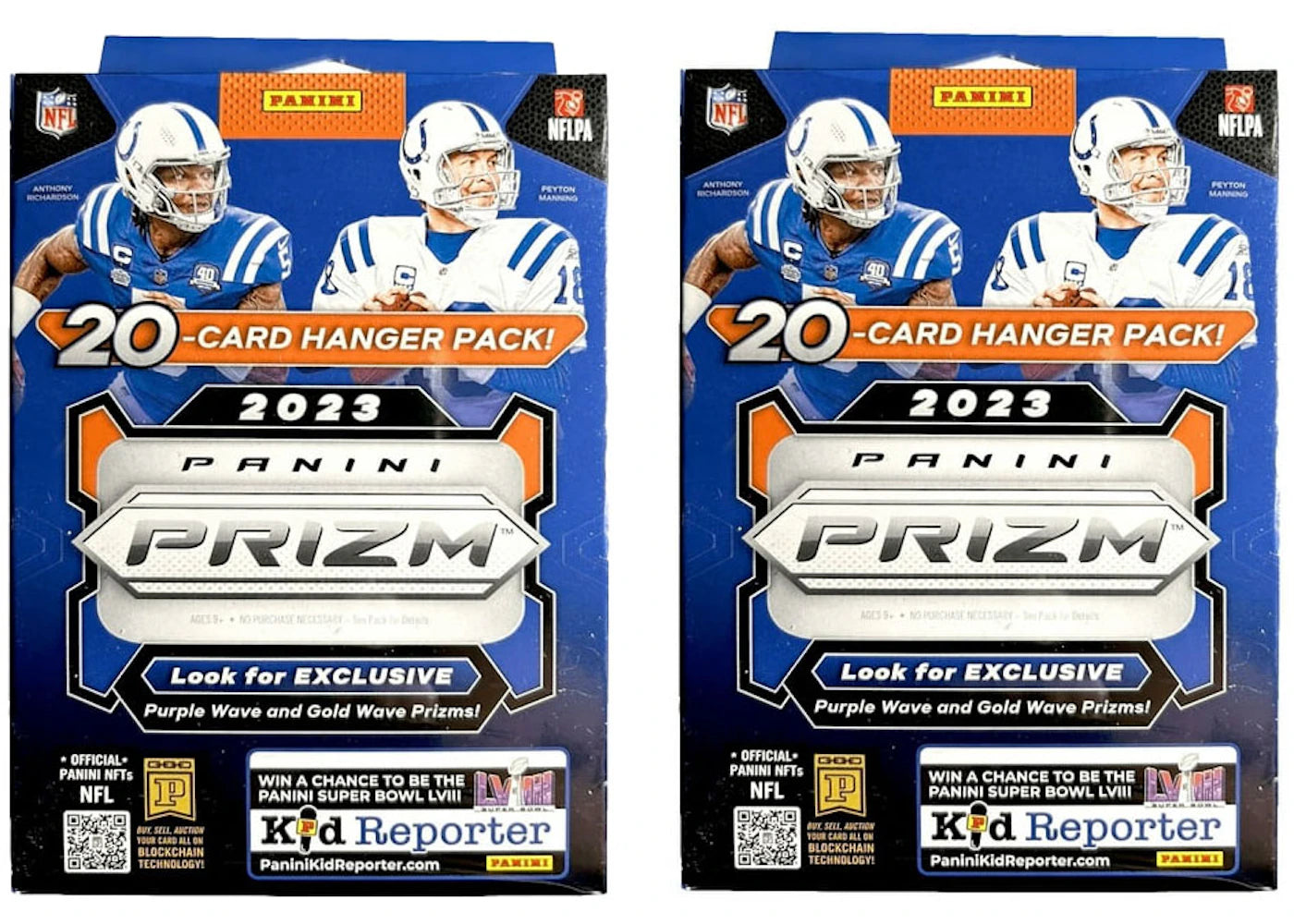 2023 Panini Prizm Football Hanger Box 2x Lot