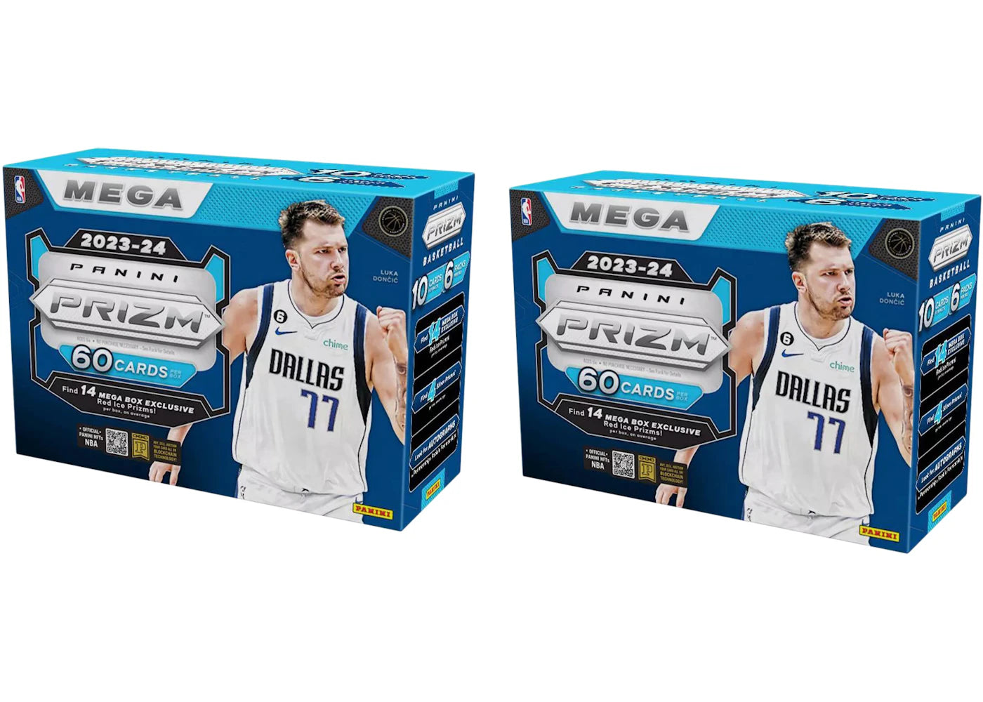 2023 Panini Prizm Basketball Mega Box (Red Ice Prizms) 2x Lot