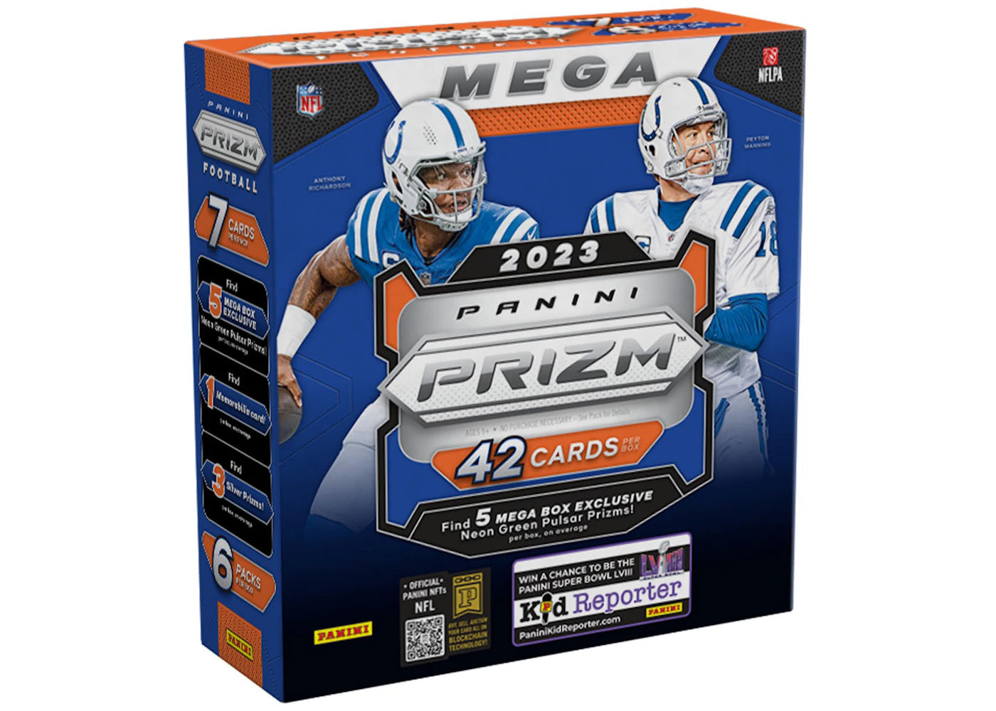 2023 Panini Prizm Football Mega Box (Green Pulsar Prizms)