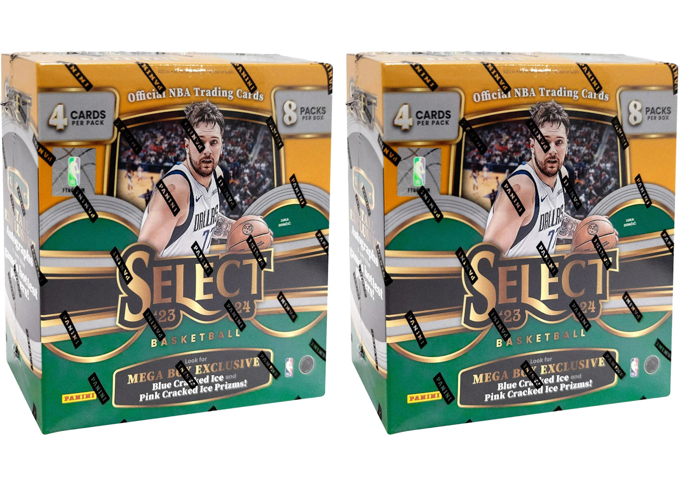2023 Panini Select Basketball Mega Box (Blue/Pink Cracked Ice Prizms) 2x