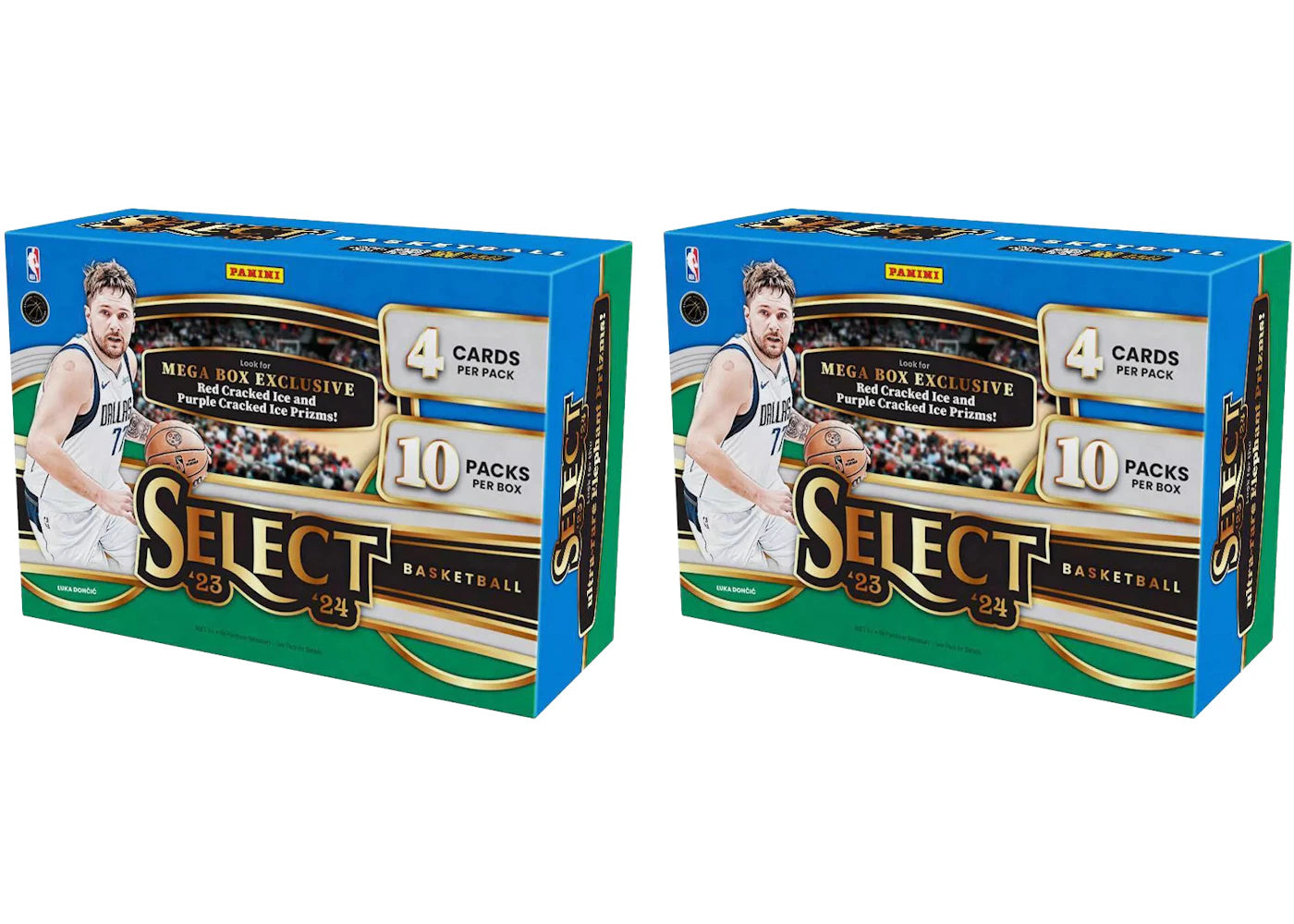 2023 Panini Select Basketball Mega Box (Red/Purple Cracked Ice Prizms) 2x