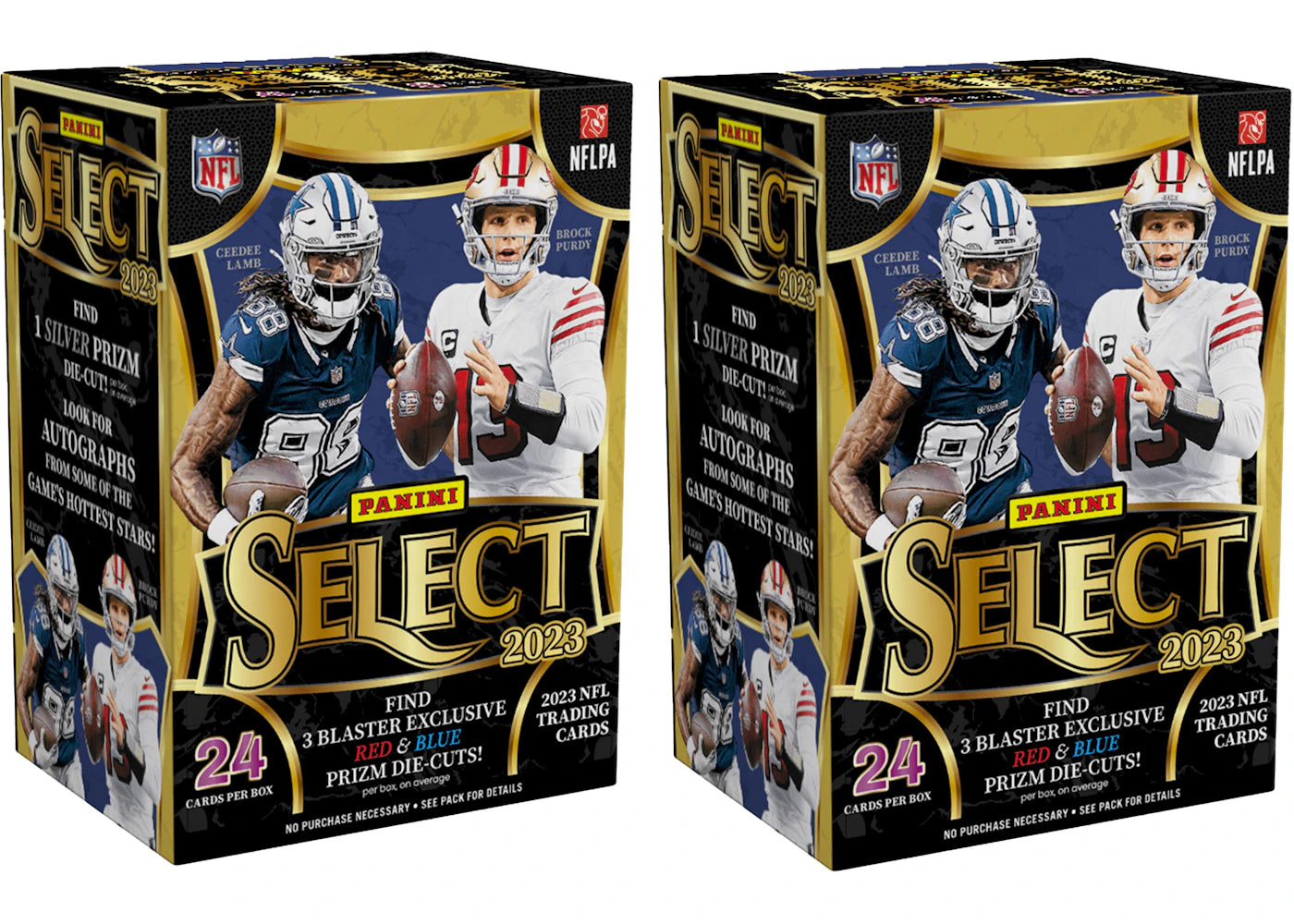2023 Panini Select Football Blaster Box (Red and Blue Die-Cuts) 2x Lot