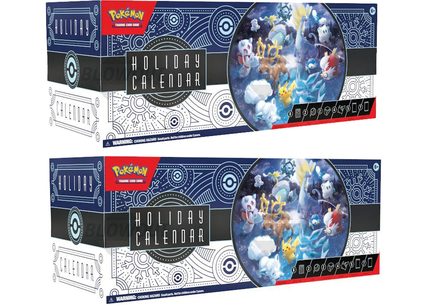 2023 Pokémon TCG Holiday Advent Calendar 2x Lot