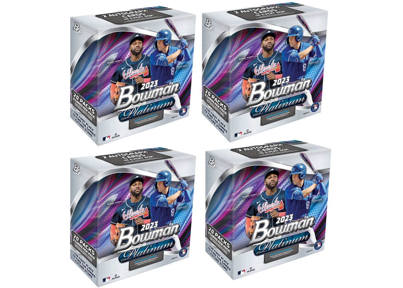 2023 Topps Bowman Platium Baseball Monster Box 4x Lot