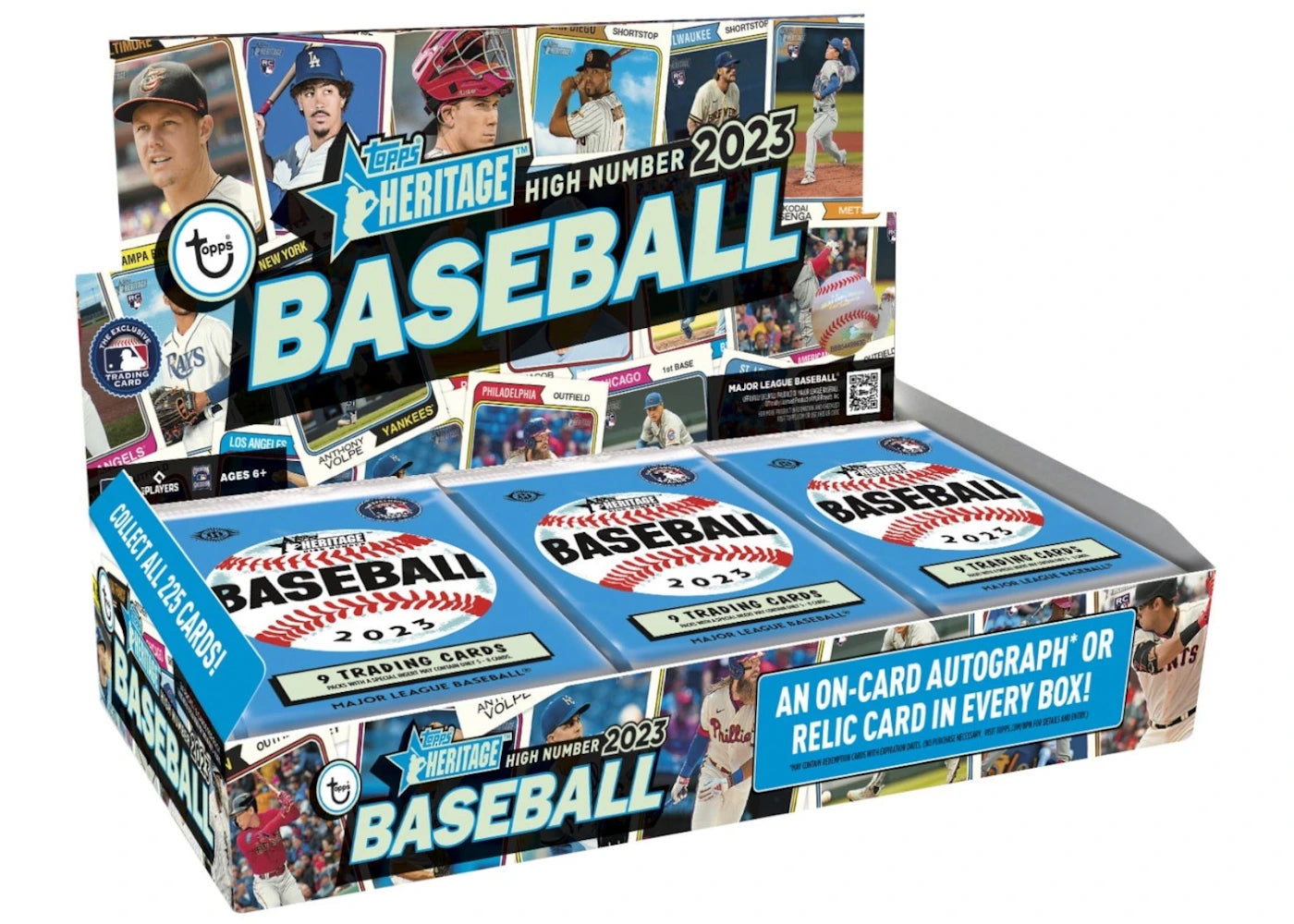 2023 Topps Heritage High Number Baseball Hobby Box
