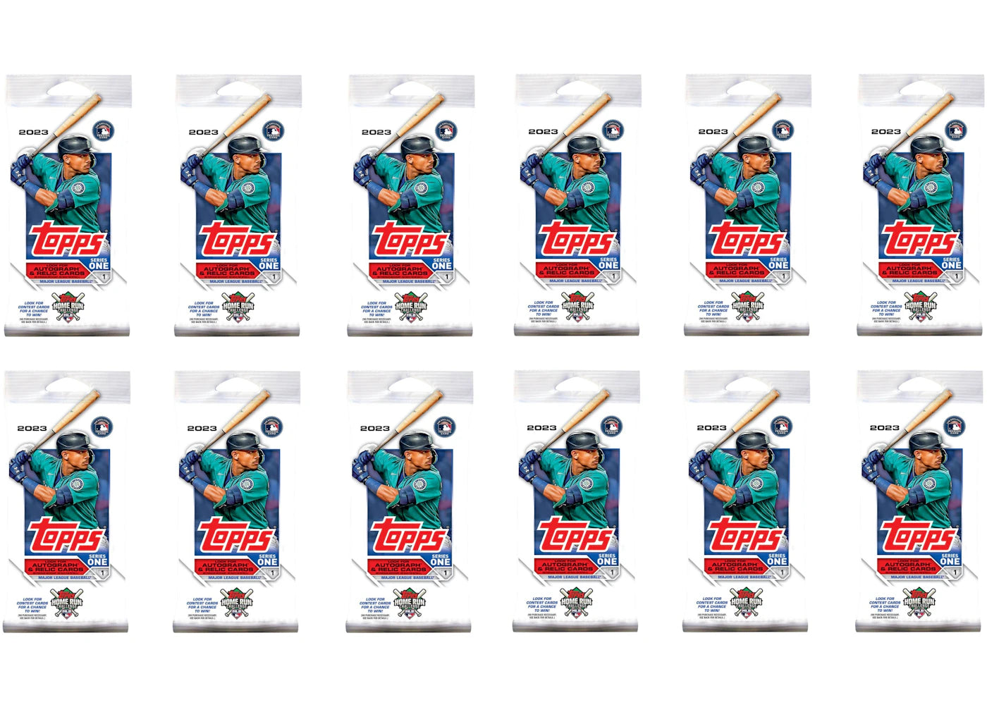 2023 Topps Series 1 Baseball Fat Pack 12x Lot