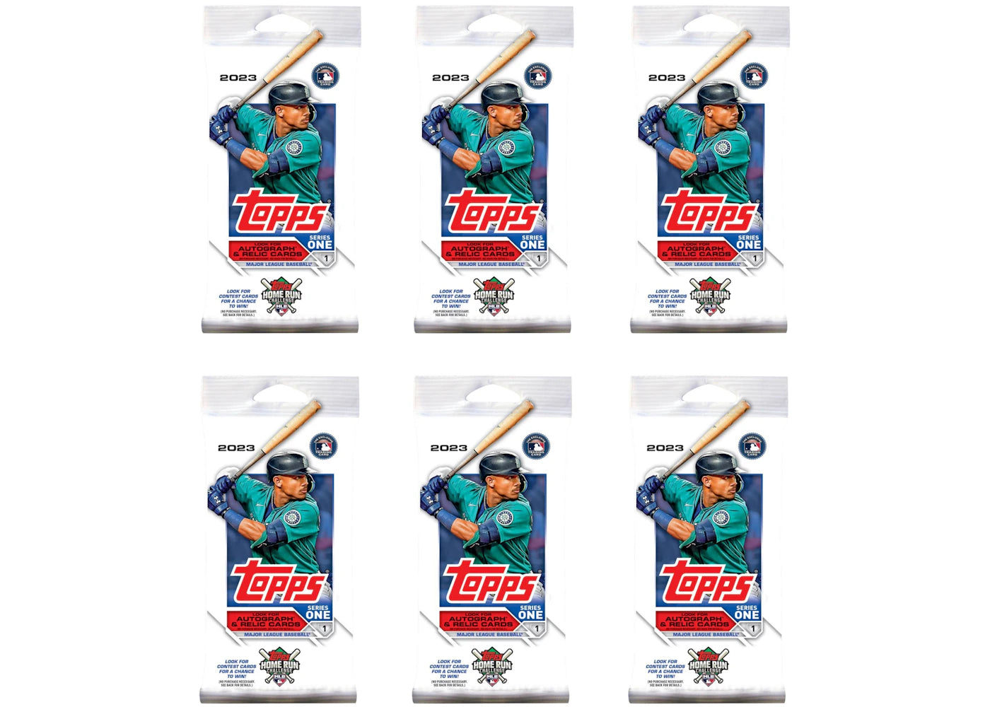 2023 Topps Series 1 Baseball Fat Pack 6x Lot
