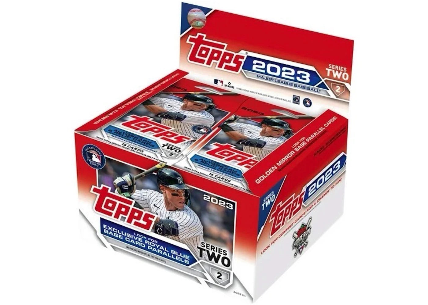 2023 Topps Series 2 Baseball Retail Display Box (Royal Blue Base Card Parallels)