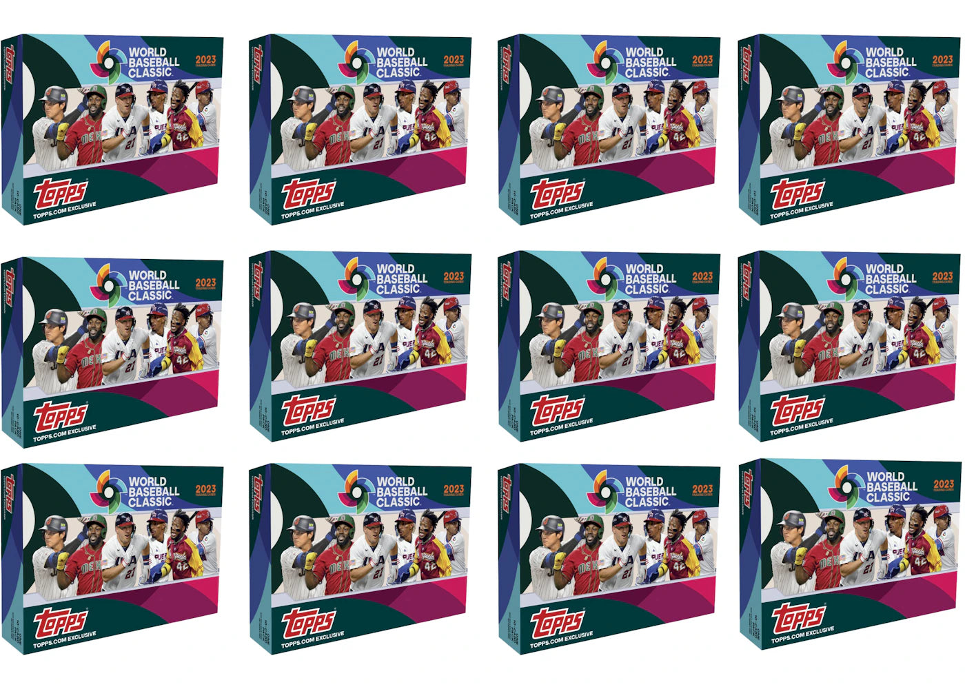 2023 Topps World Baseball Classic Baseball Hobby 12x Lot