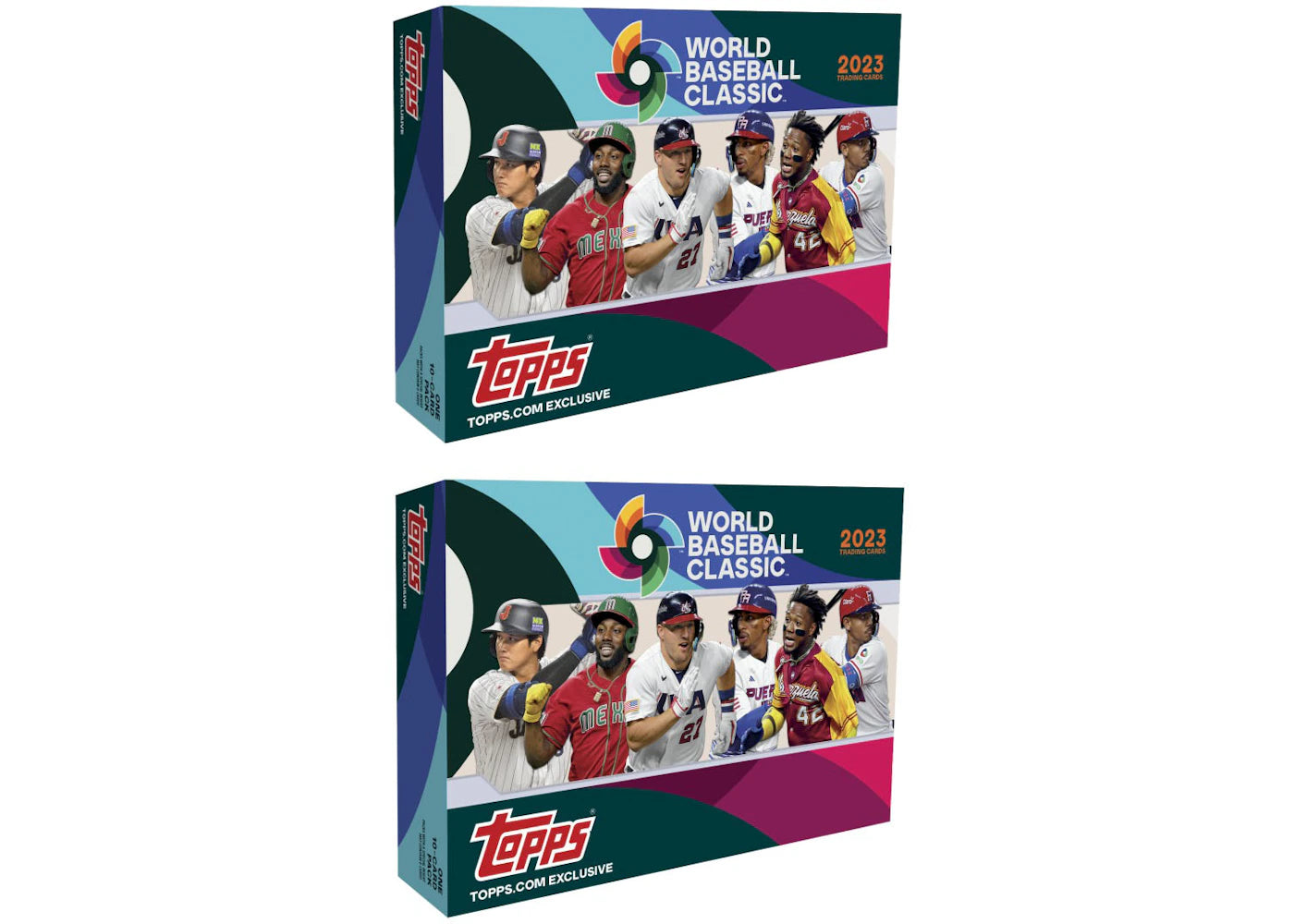 2023 Topps World Baseball Classic Baseball Hobby Box 2x Lot