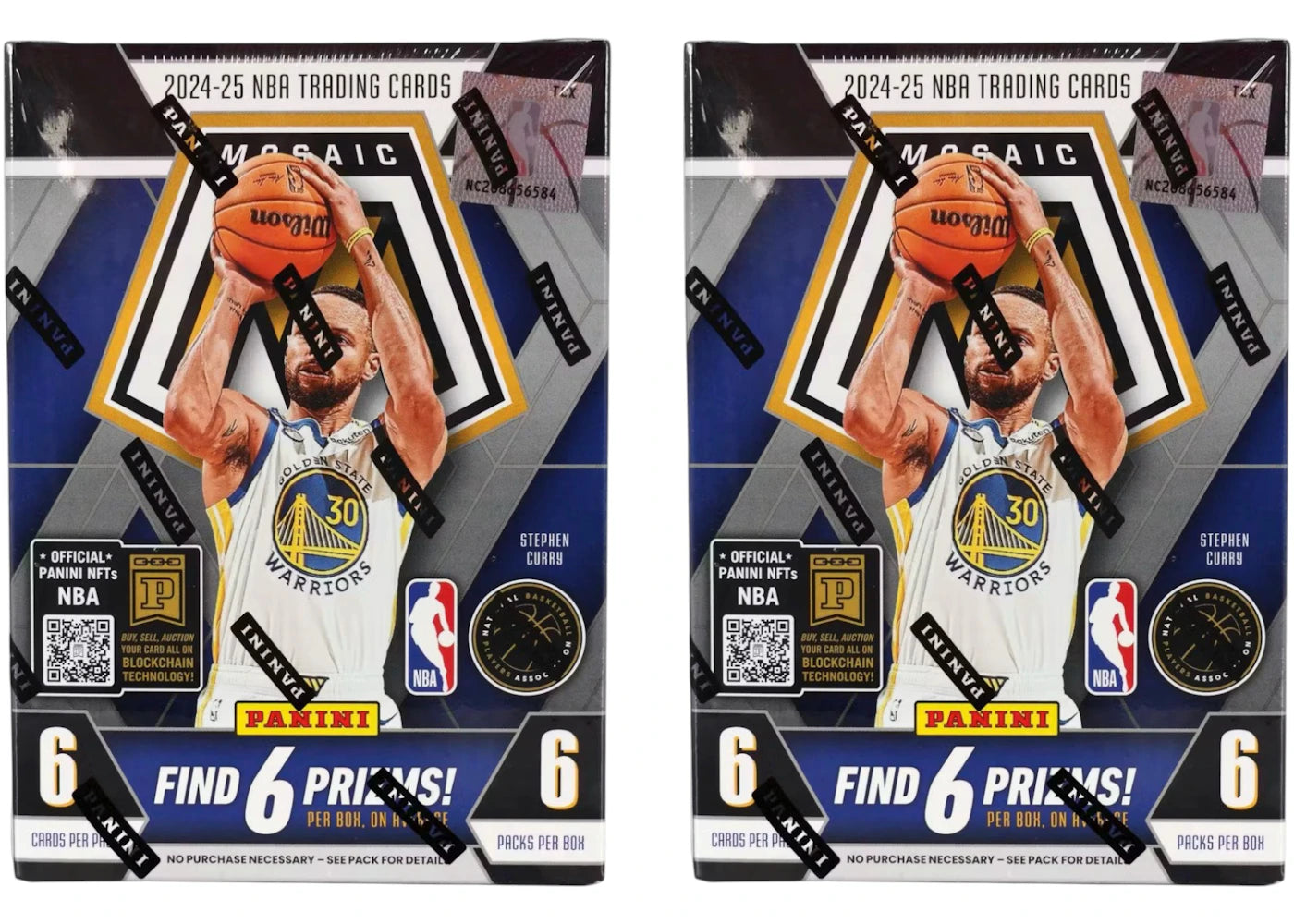 2024/25 Panini Mosaic Basketball 6-Pack Blaster Box 2x Lot