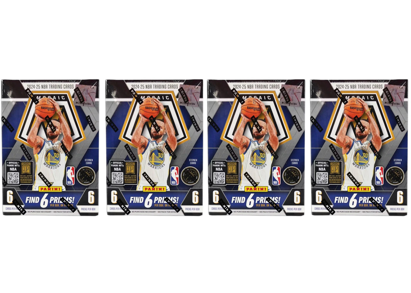 2024/25 Panini Mosaic Basketball 6-Pack Blaster Box 4x Lot