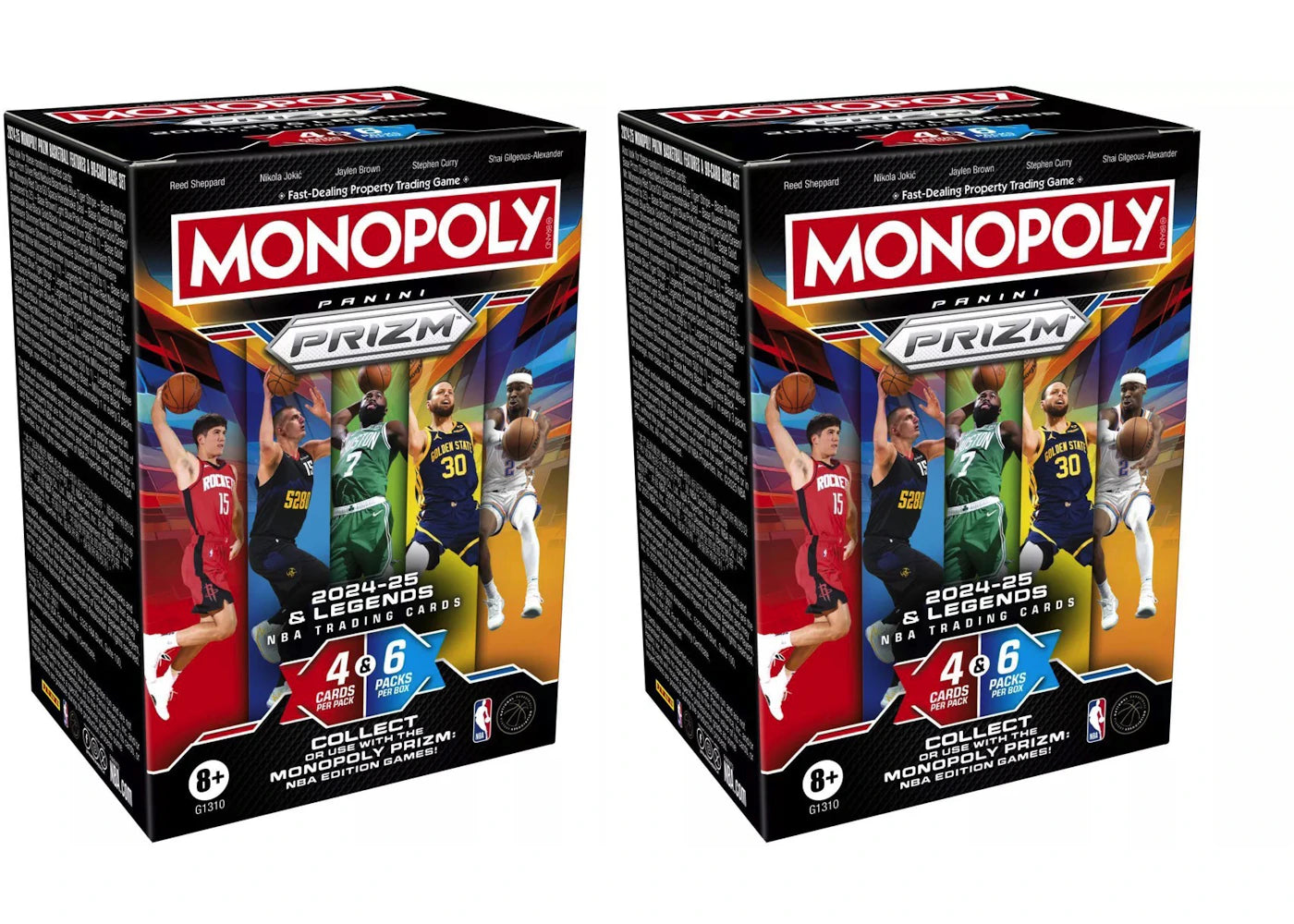 2024-25 Panini Prizm Monopoly NBA Blaster Black Box 2x Lot