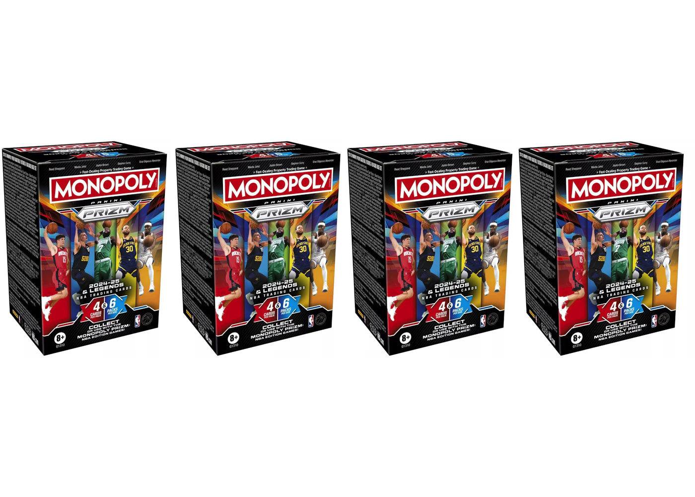 2024-25 Panini Prizm Monopoly NBA Blaster Black Box 4x Lot