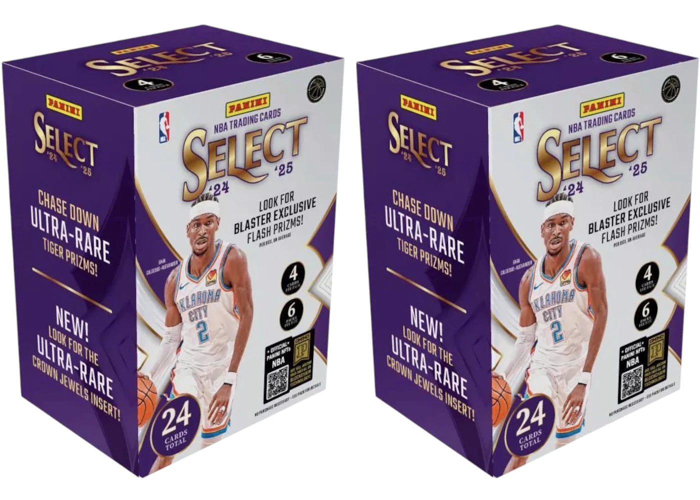 2024-25 Panini Select Basketball Blaster Box 2x Lot