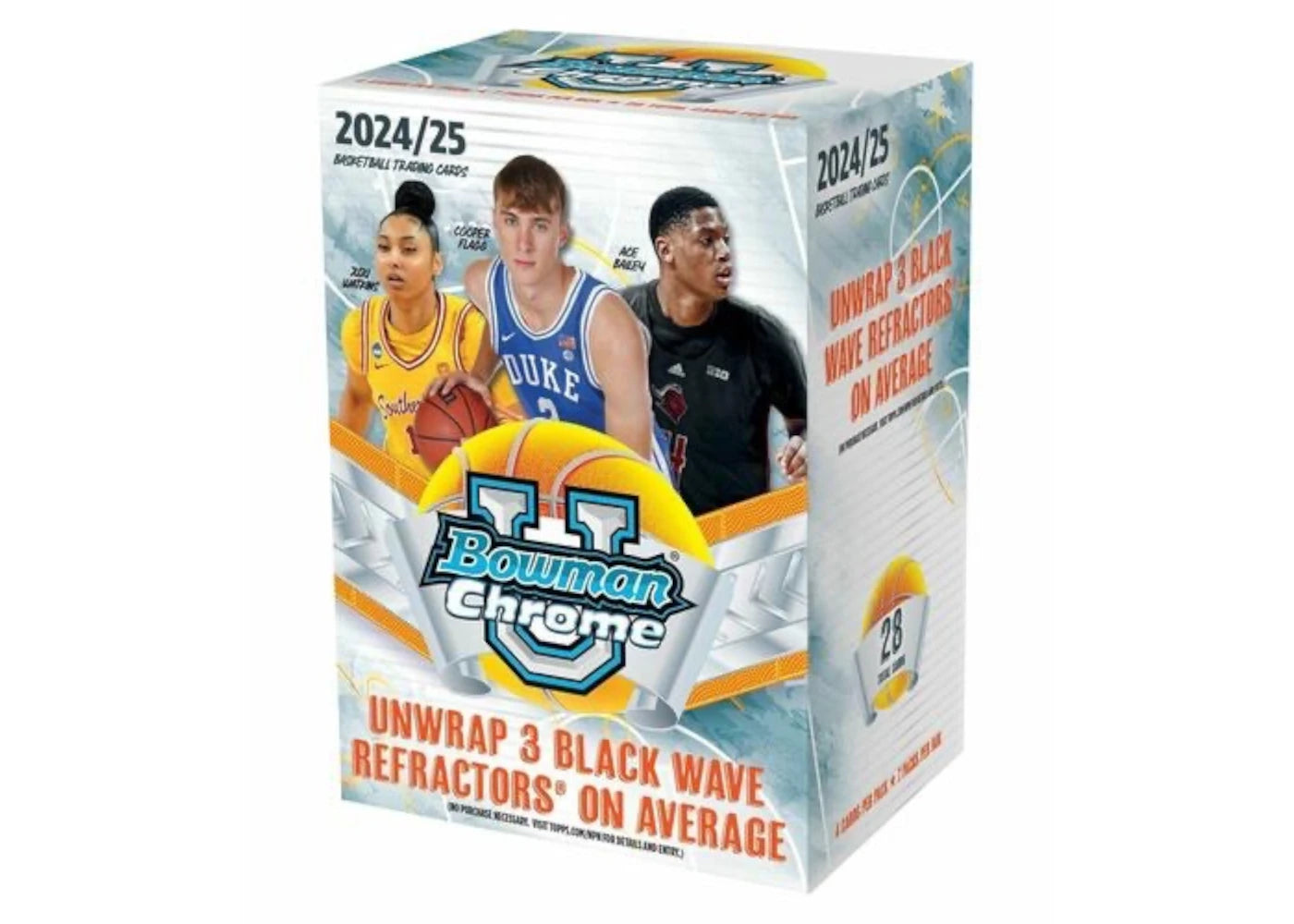 2024-25 Topps Bowman University Chrome Basketball Value Box