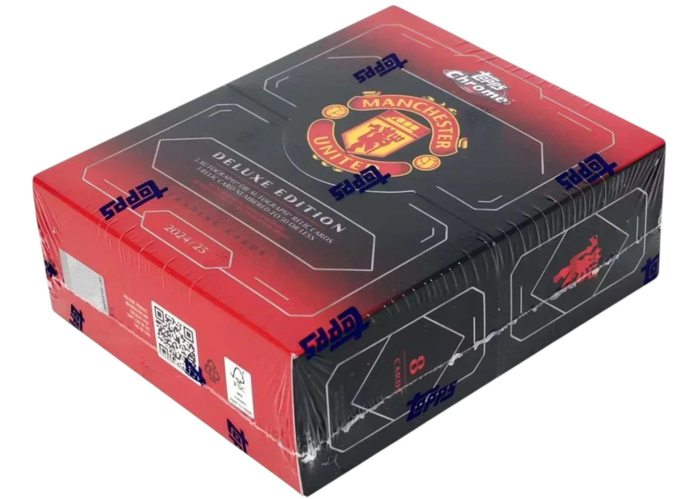 2024/25 Topps Chrome Manchester United Deluxe Edition Soccer Hobby Box