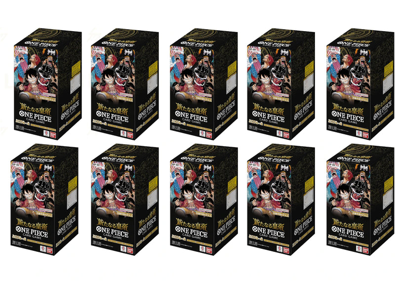 one piece the new emperor booster box 2024 Bandai One Piece The New Emperor Booster Box (OP-09 Japanese) 10x – Side Kicks