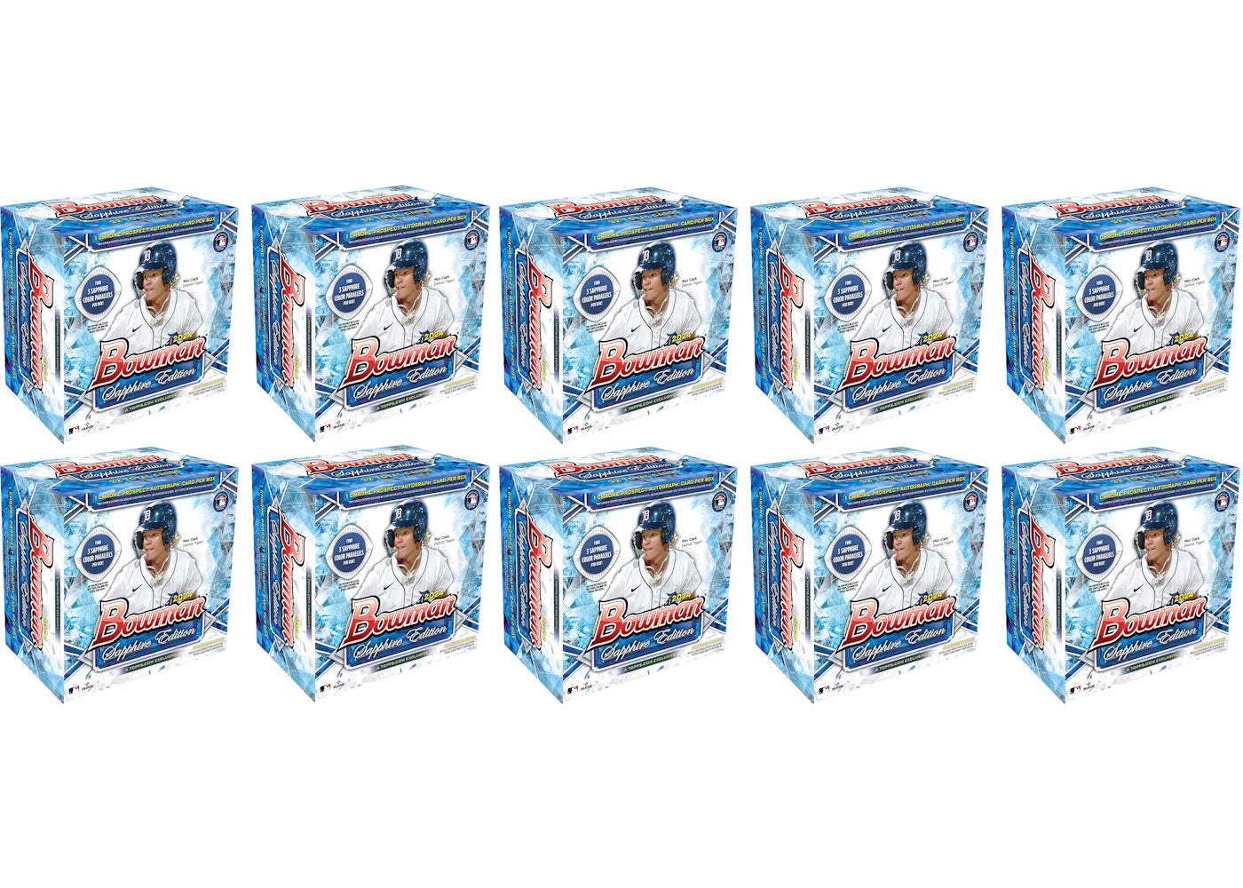 2024 Bowman Sapphire Edition Baseball Hobby Box Sealed Case (10x Lot)