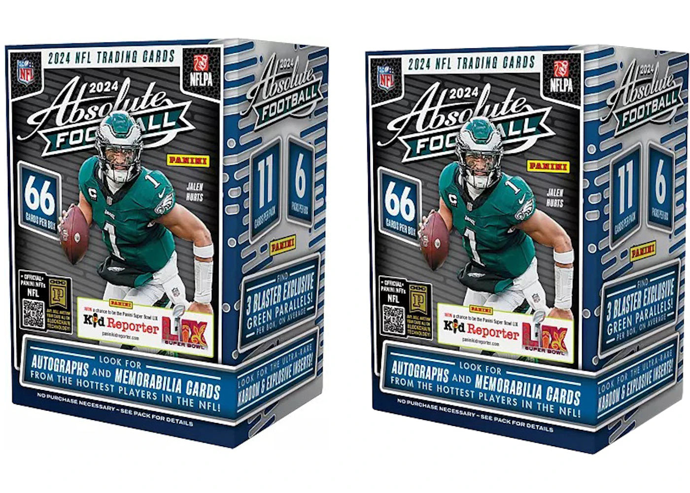 2024 Panini Absolute Football Blaster Box 2x Lot