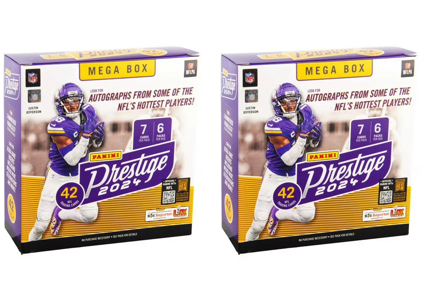 2024 Panini Presitge Football Mega Box 2x Lot