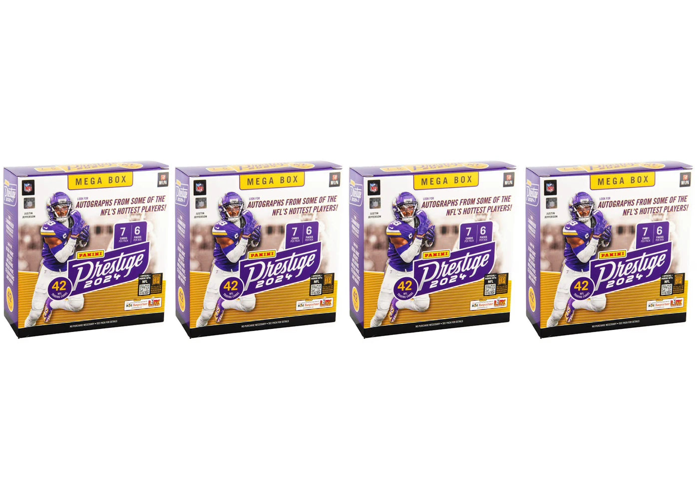 2024 Panini Presitge Football Mega Box 4x Lot