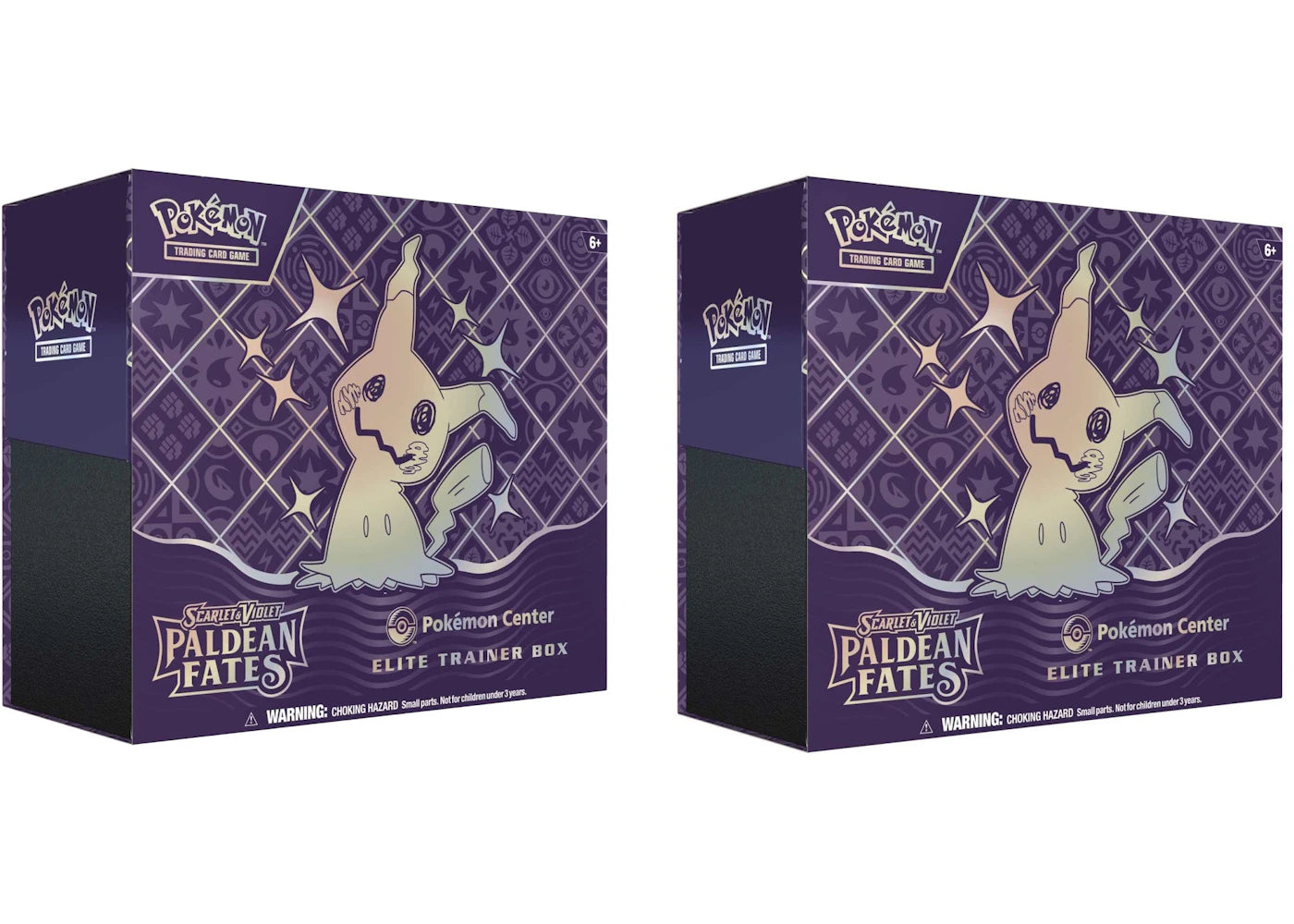 2024 Pokémon Scarlet & Violet Paldean Fates Pokemon Center Elite Trainer Box 2x Lot