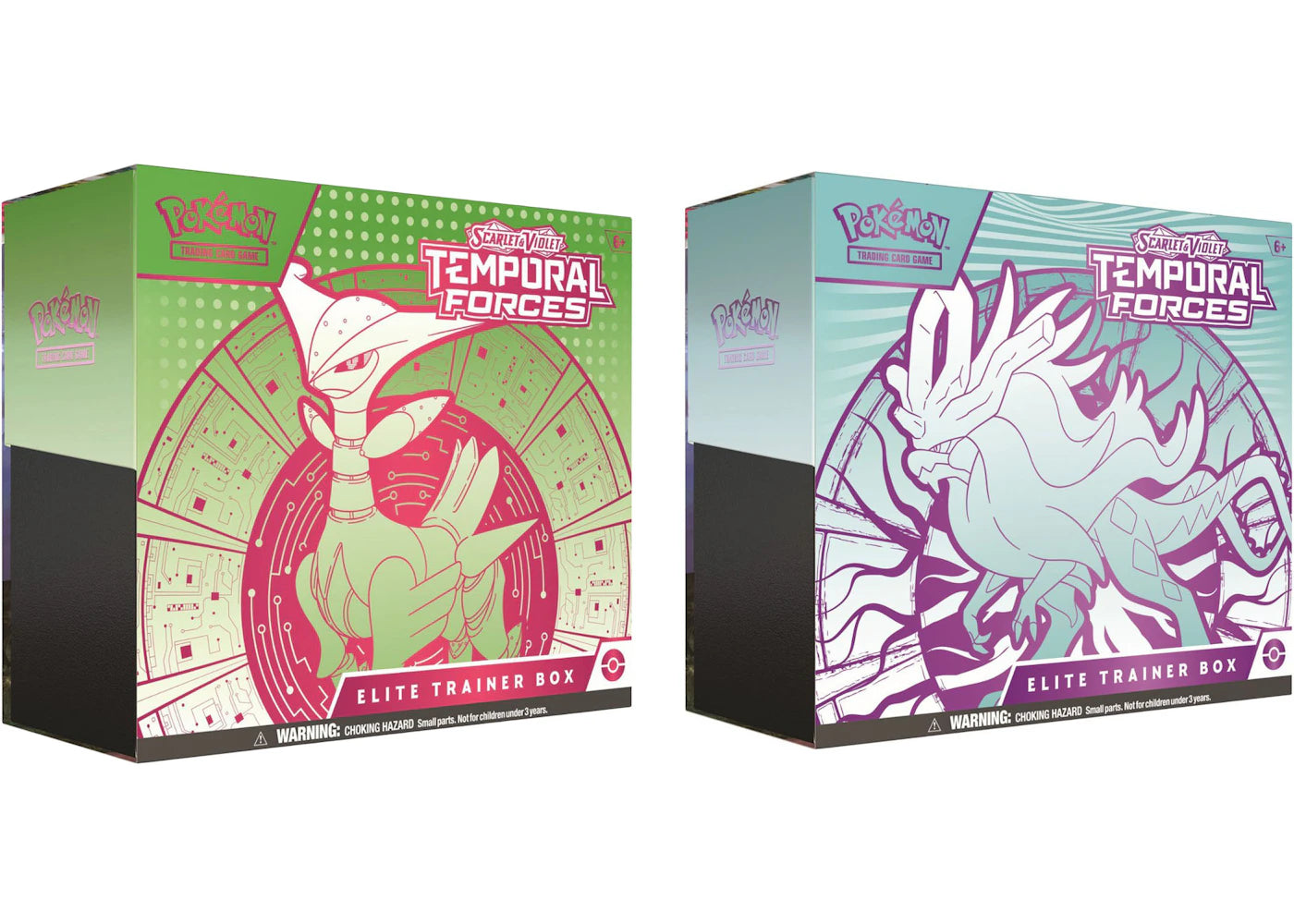 2024 Pokémon Scarlet & Violet Temporal Forces (Iron Leaves) (Walking Wake) Elite Trainer Box