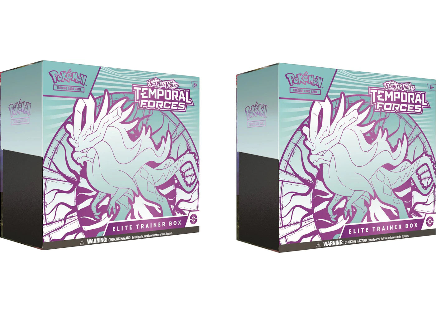 2024 Pokémon Scarlet & Violet Temporal Forces (Walking Wake) Elite Trainer Box 2x Lot