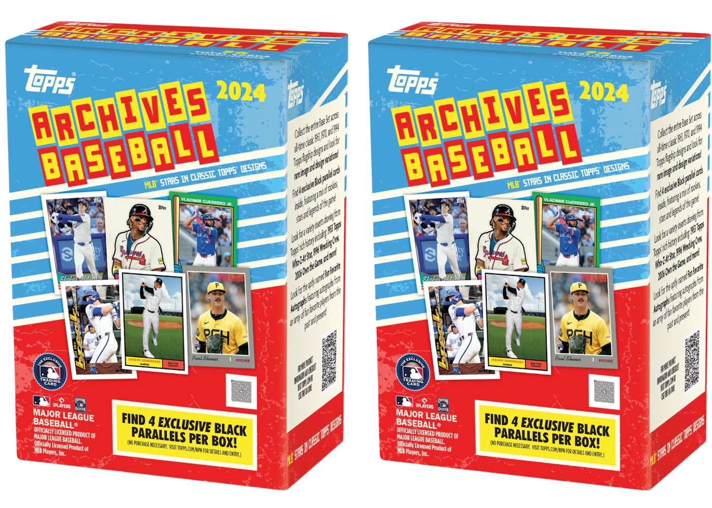 2024 Topps Archives Baseball Value Box 2x Lot