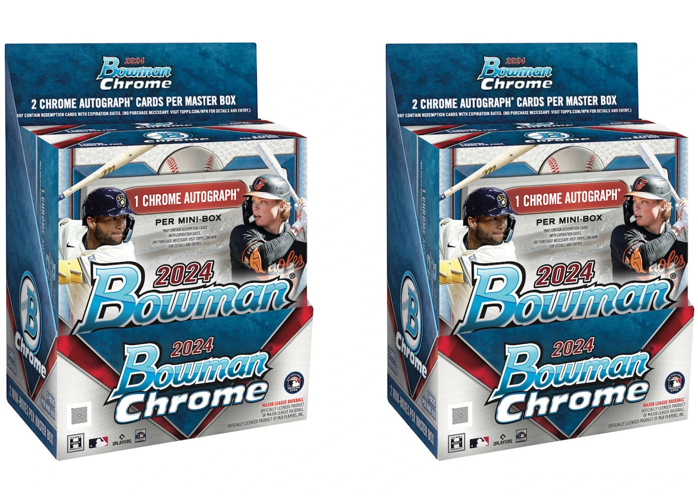 2024 Topps Bowman Chrome Baseball Hobby Box (2x Lot)