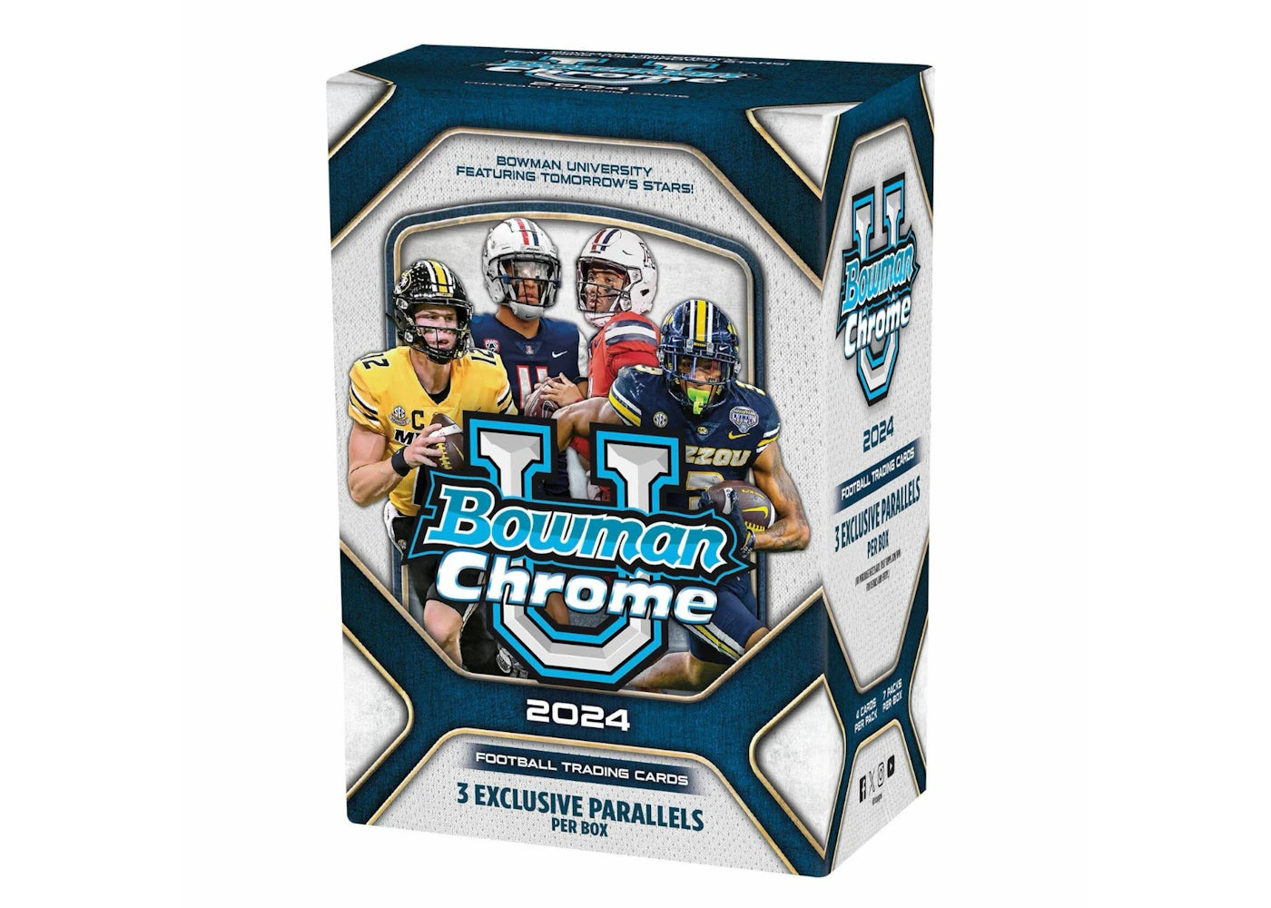 2024 Topps Bowman University Chrome Football Blaster Box