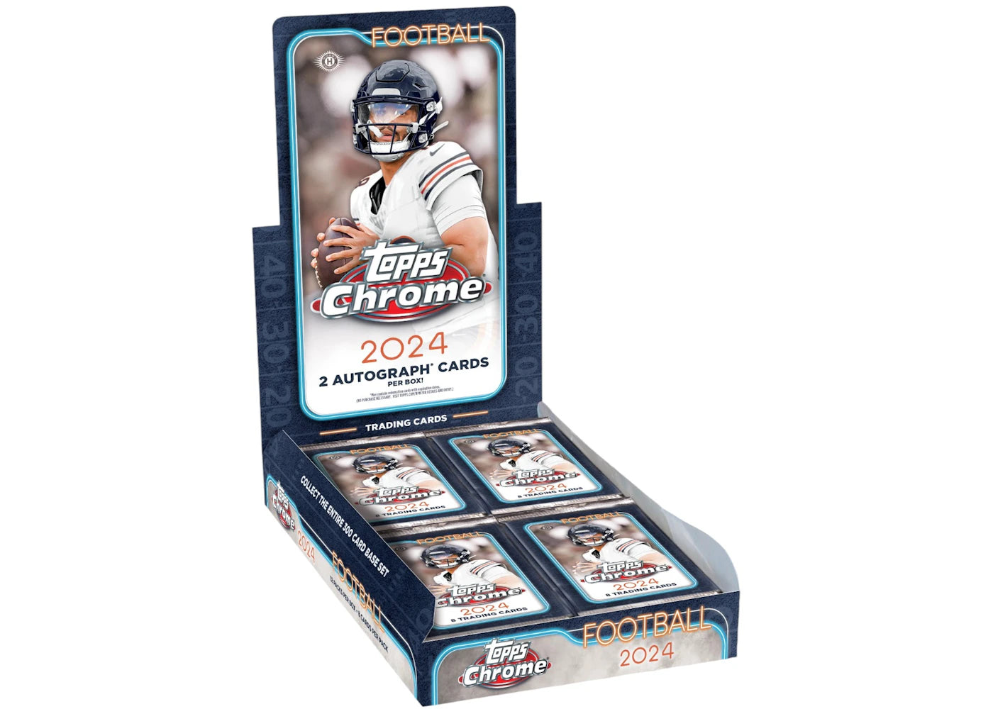 2024 Topps Chrome Football Hobby Box