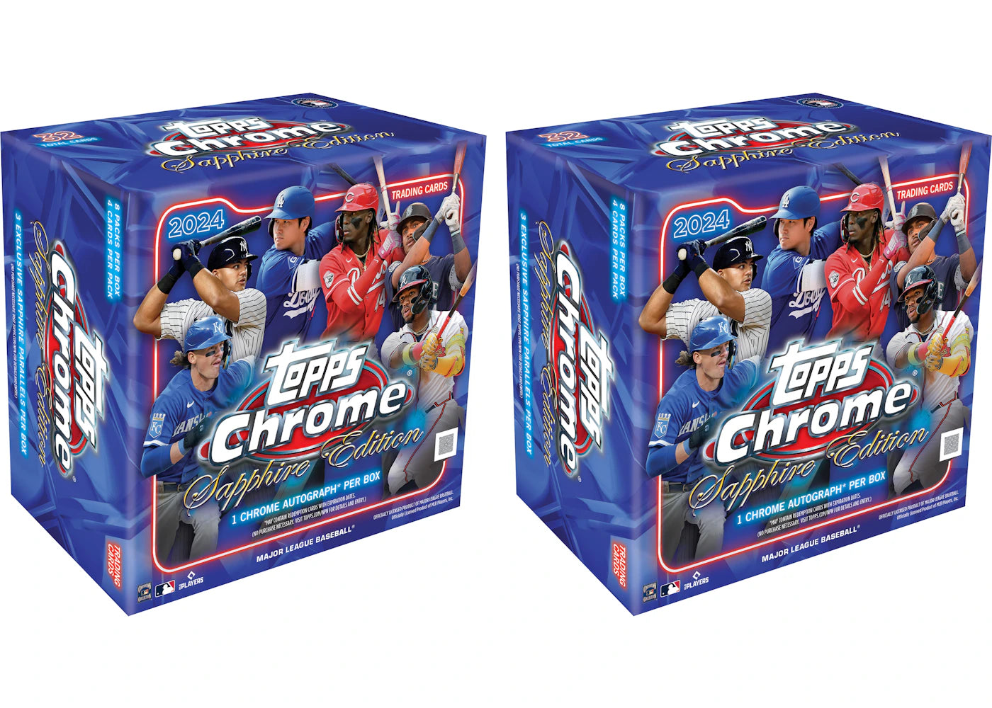 2024 Topps Chrome Sapphire Baseball Hobby Box (2x Lot)