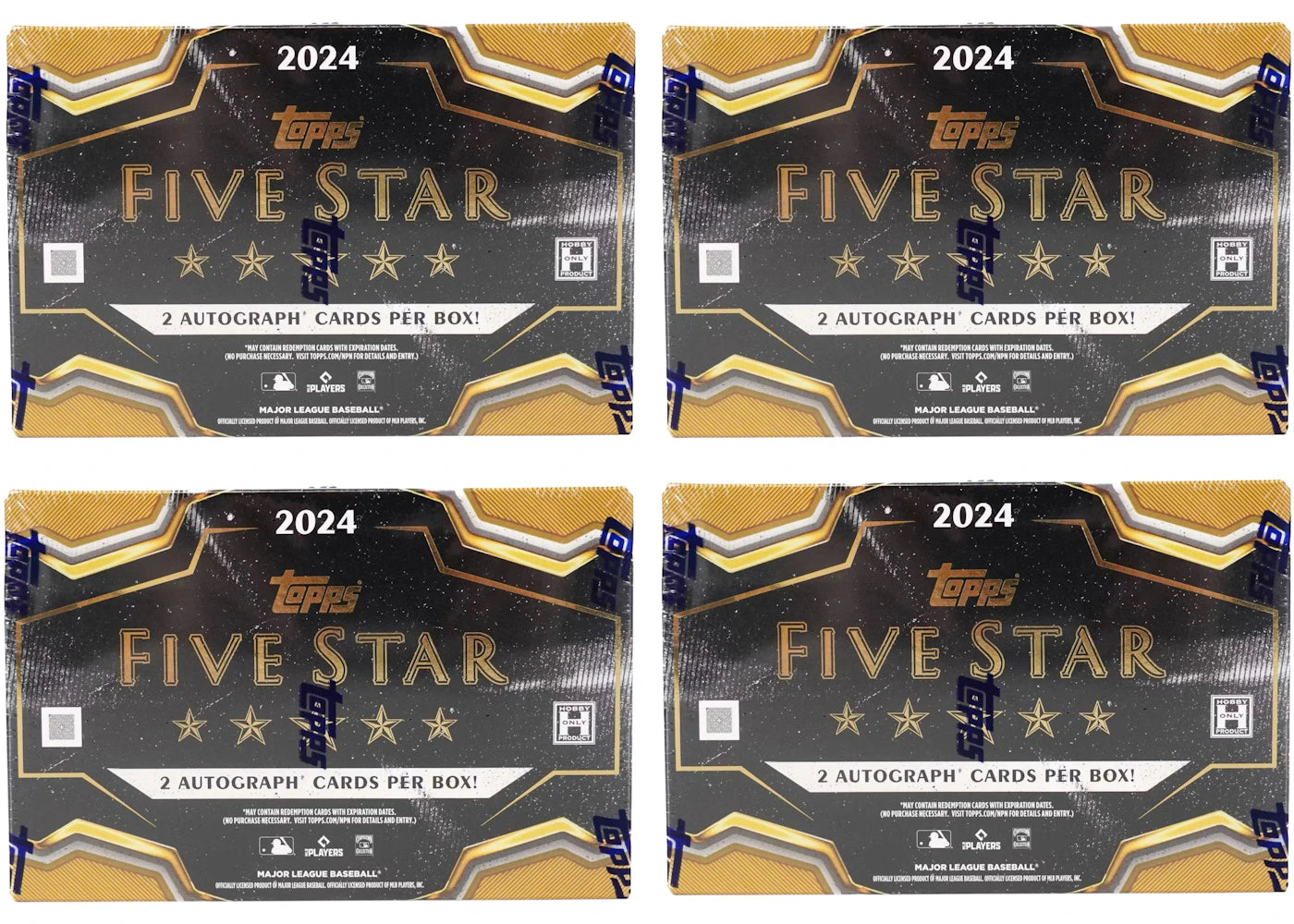 2024 Topps Five Star Baseball Hobby Box 4x Lot