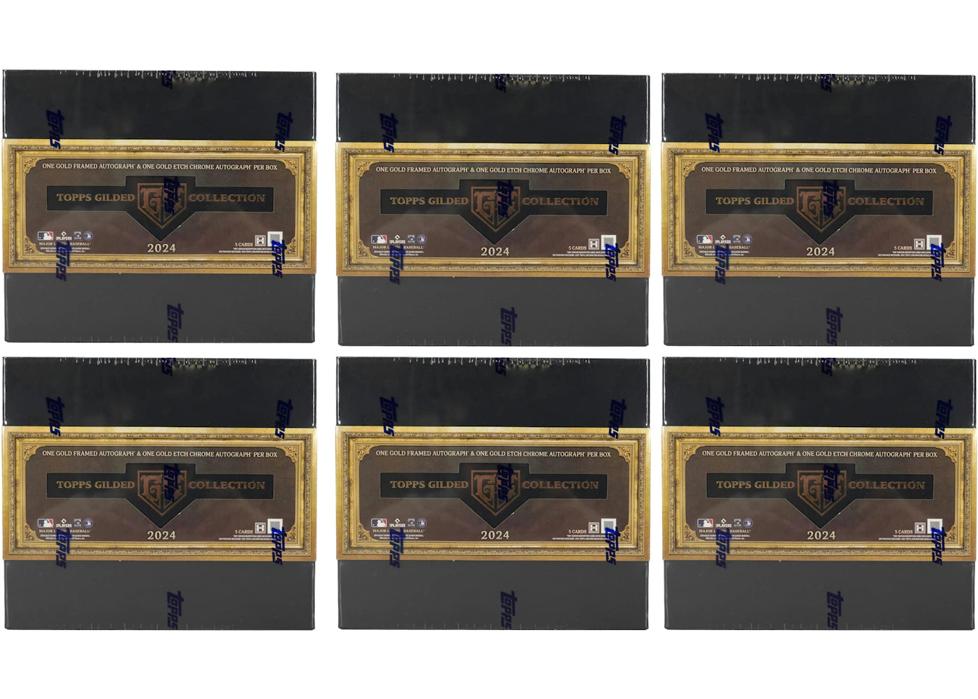 2024 Topps Gilded Collection Baseball Hobby Box 6x Lot