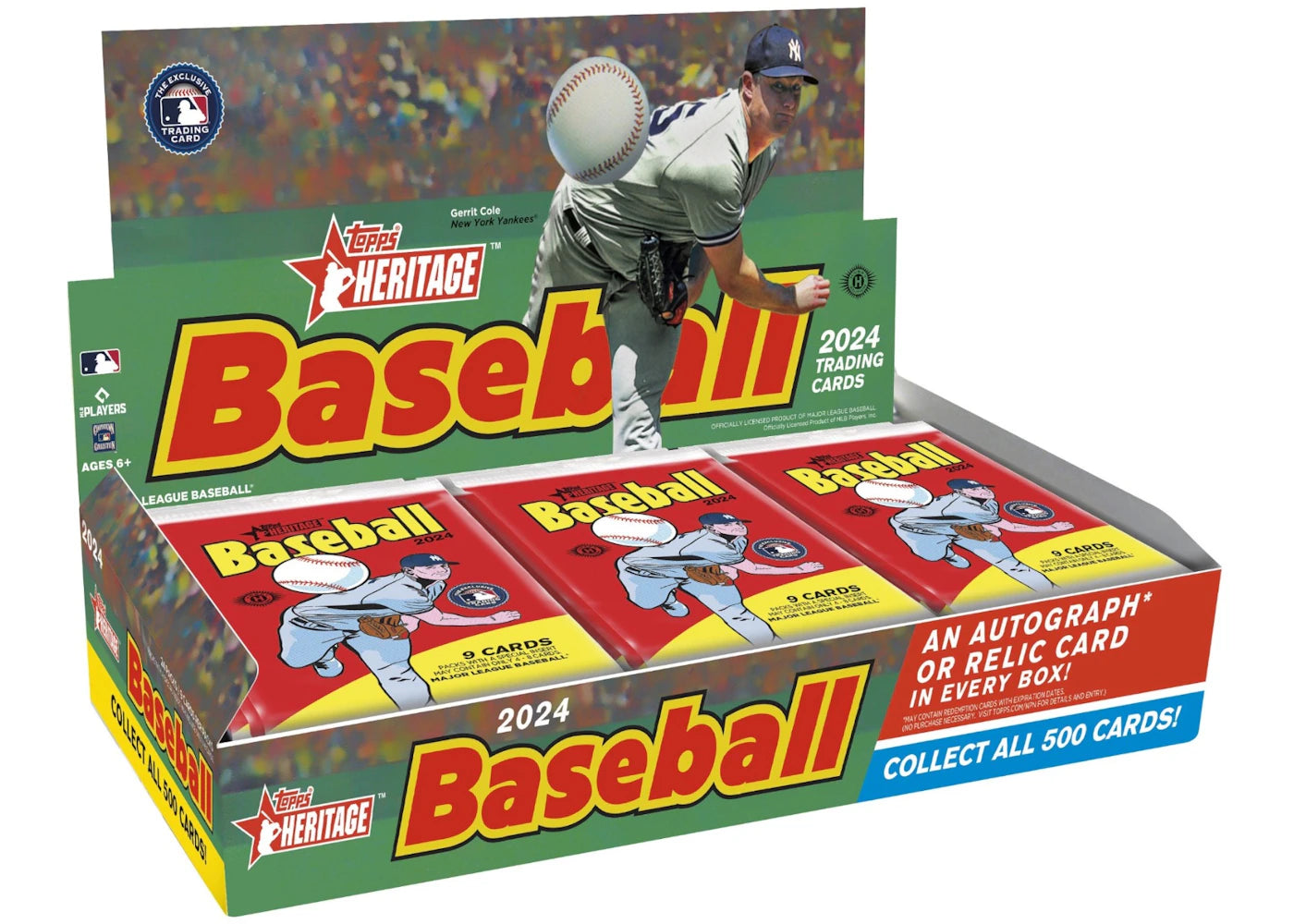 2024 Topps Heritage Baseball Hobby Box
