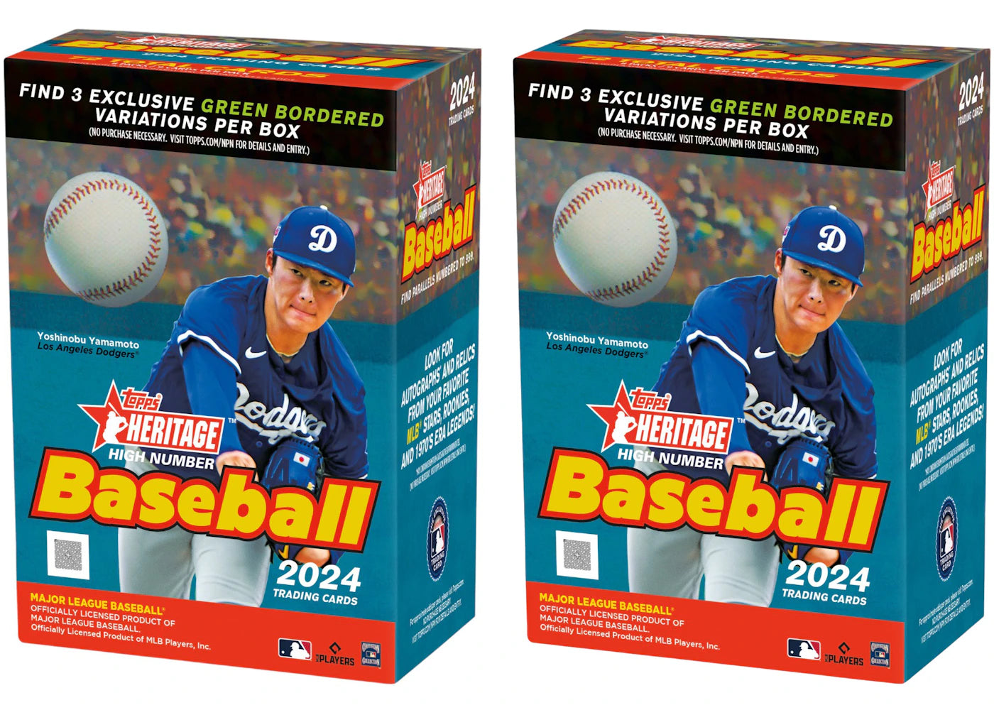 2024 Topps Heritage High Number Baseball Value Box 2x Lot