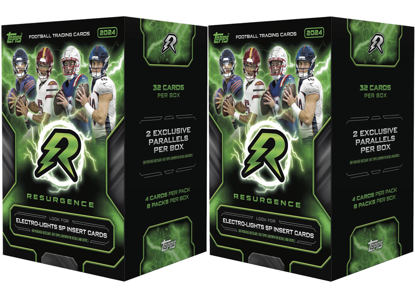 2024 Topps Resurgence Football Value Box 2x Lot