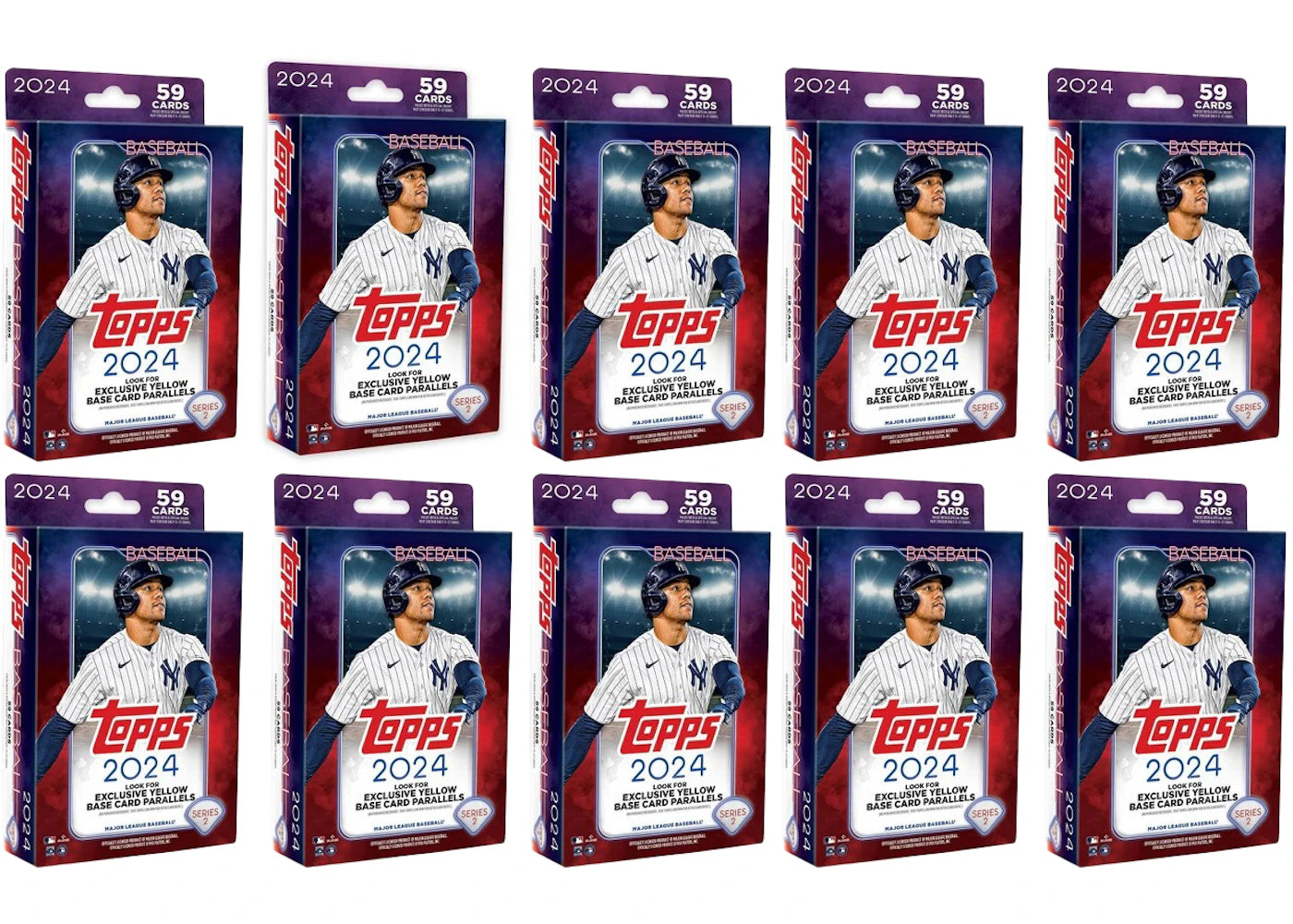 2024 Topps Series 2 Baseball Hanger Box 10x Lot