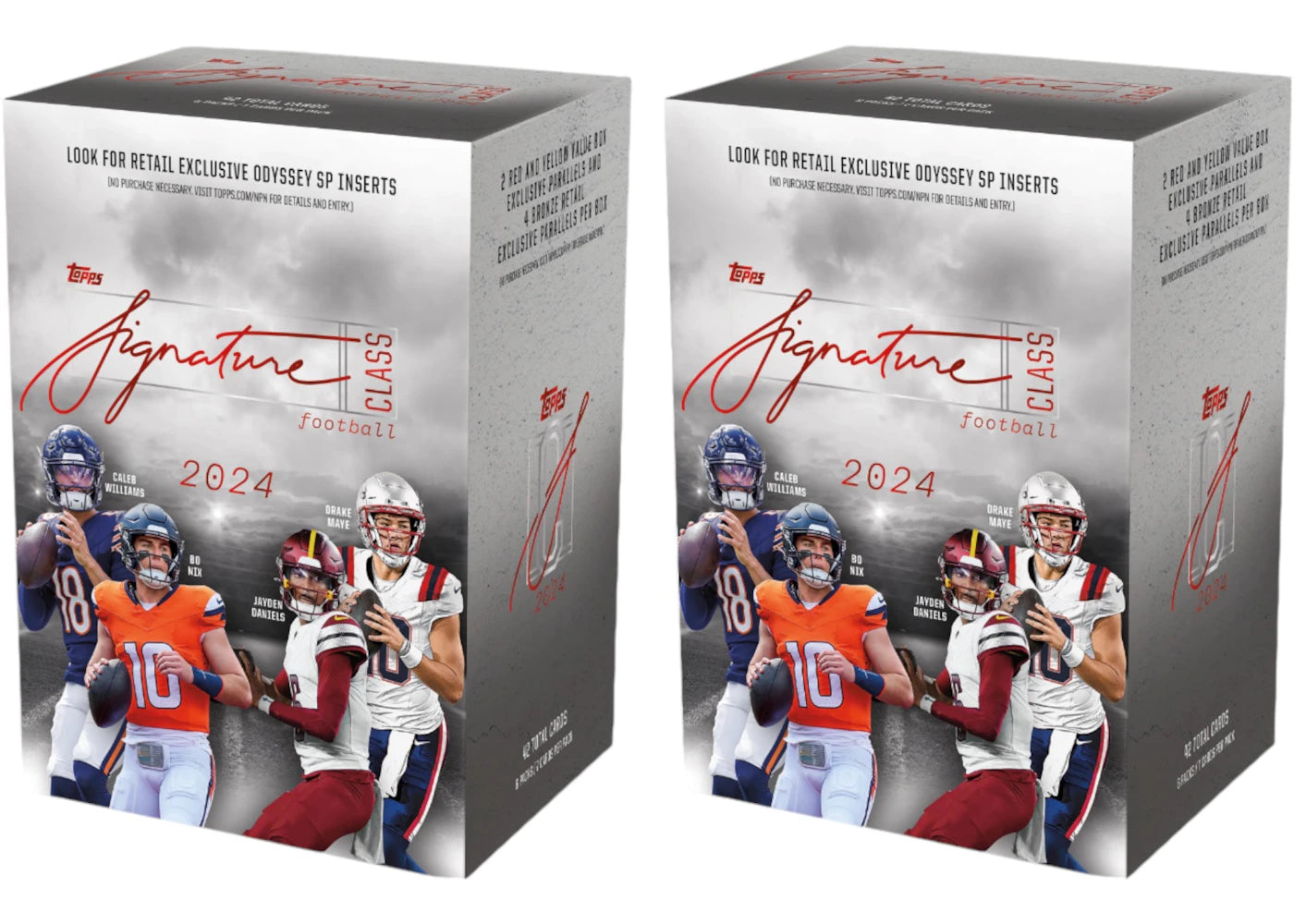 2024 Topps Signature Class Football Value Box 2x Lot