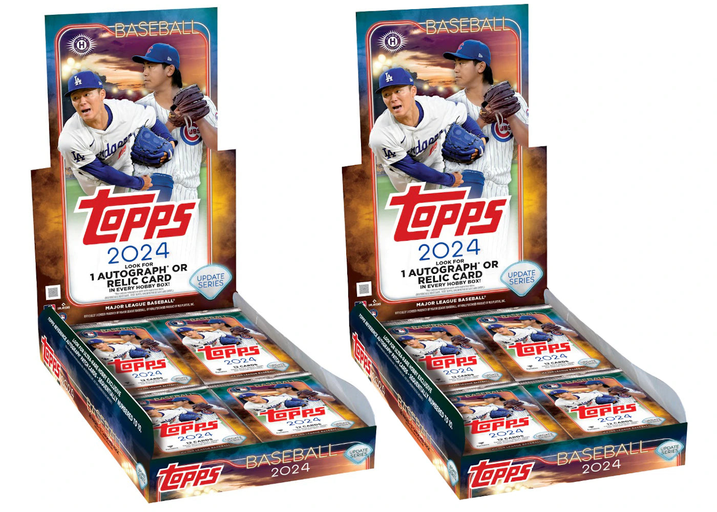 2024 Topps Update Series Baseball Hobby Box 2x Lot