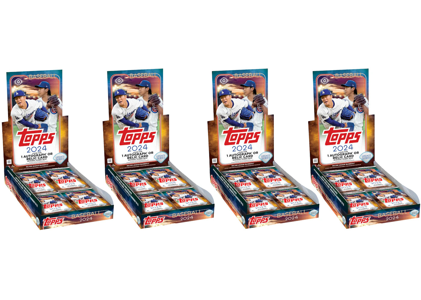 2024 Topps Update Series Baseball Hobby Box 4x Lot
