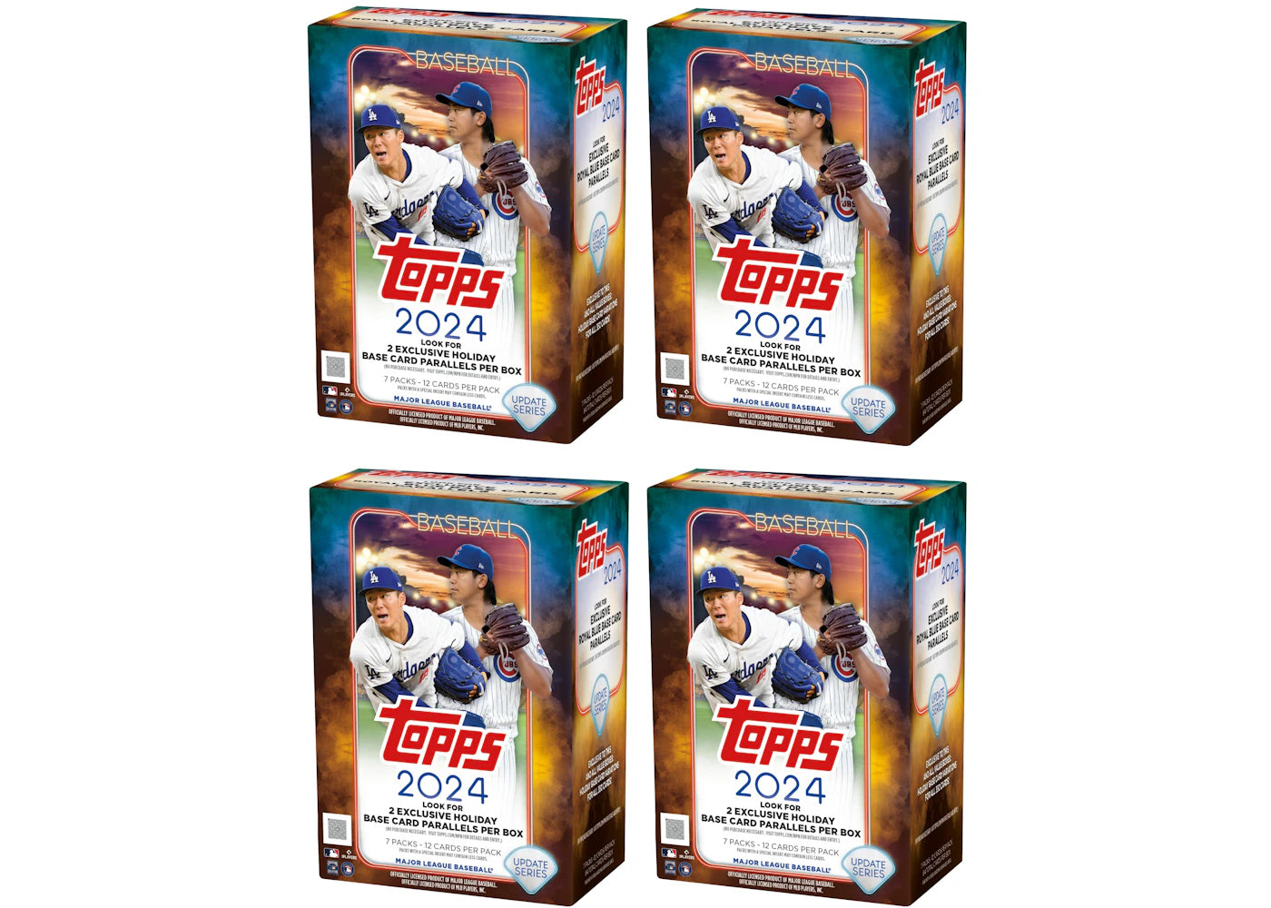 2024 Topps Update Series Baseball Value Box 4x Lot
