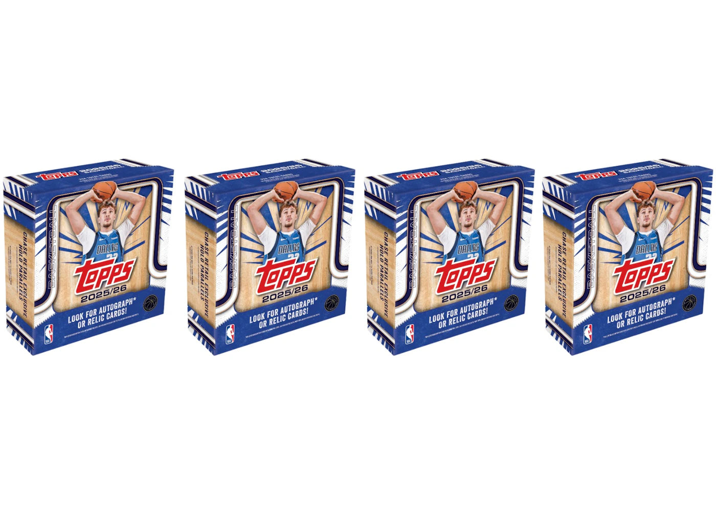 2025/26 Topps Basketball Mega Box 4x Lot